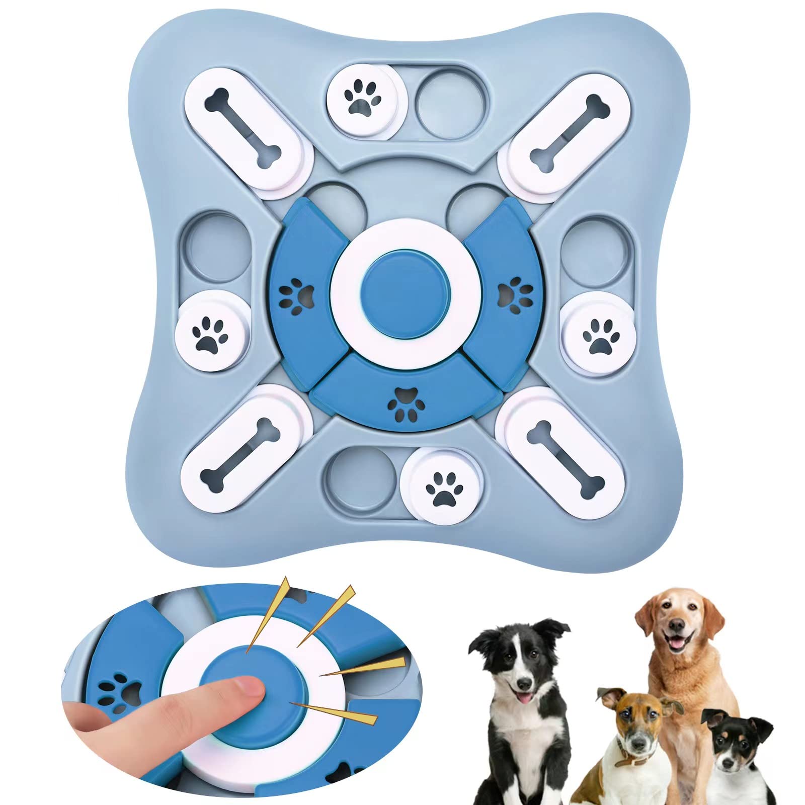 2022 New Edition Dog Puzzle Toys, Interactive Dog Toy for IQ
