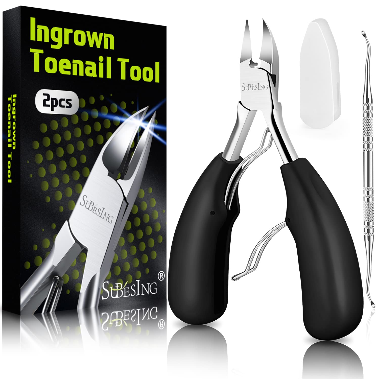 Toe Nail Clippers for Thick Nails and Ingrown Toenails, Heavy Duty