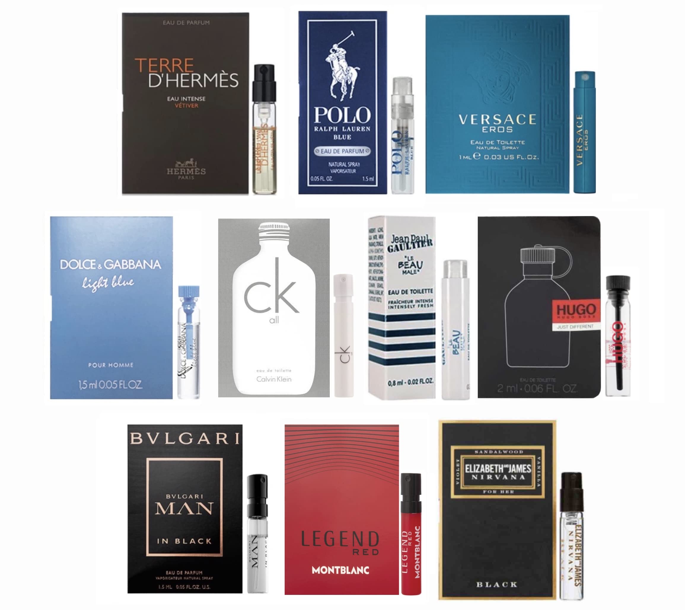 Perfume samples for men