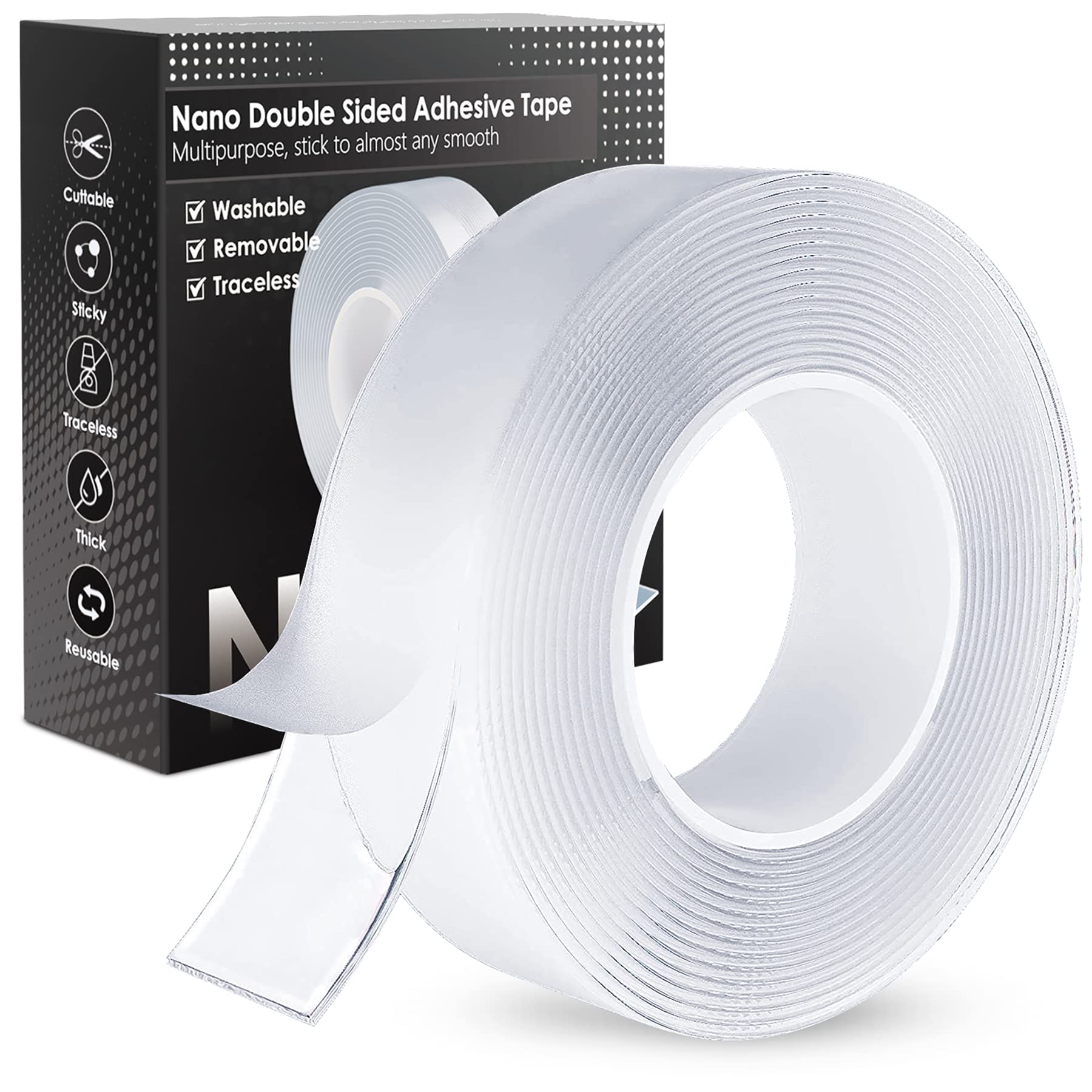 Thin Double-Sided Tape Super Strong Sticky Woodworking Tape