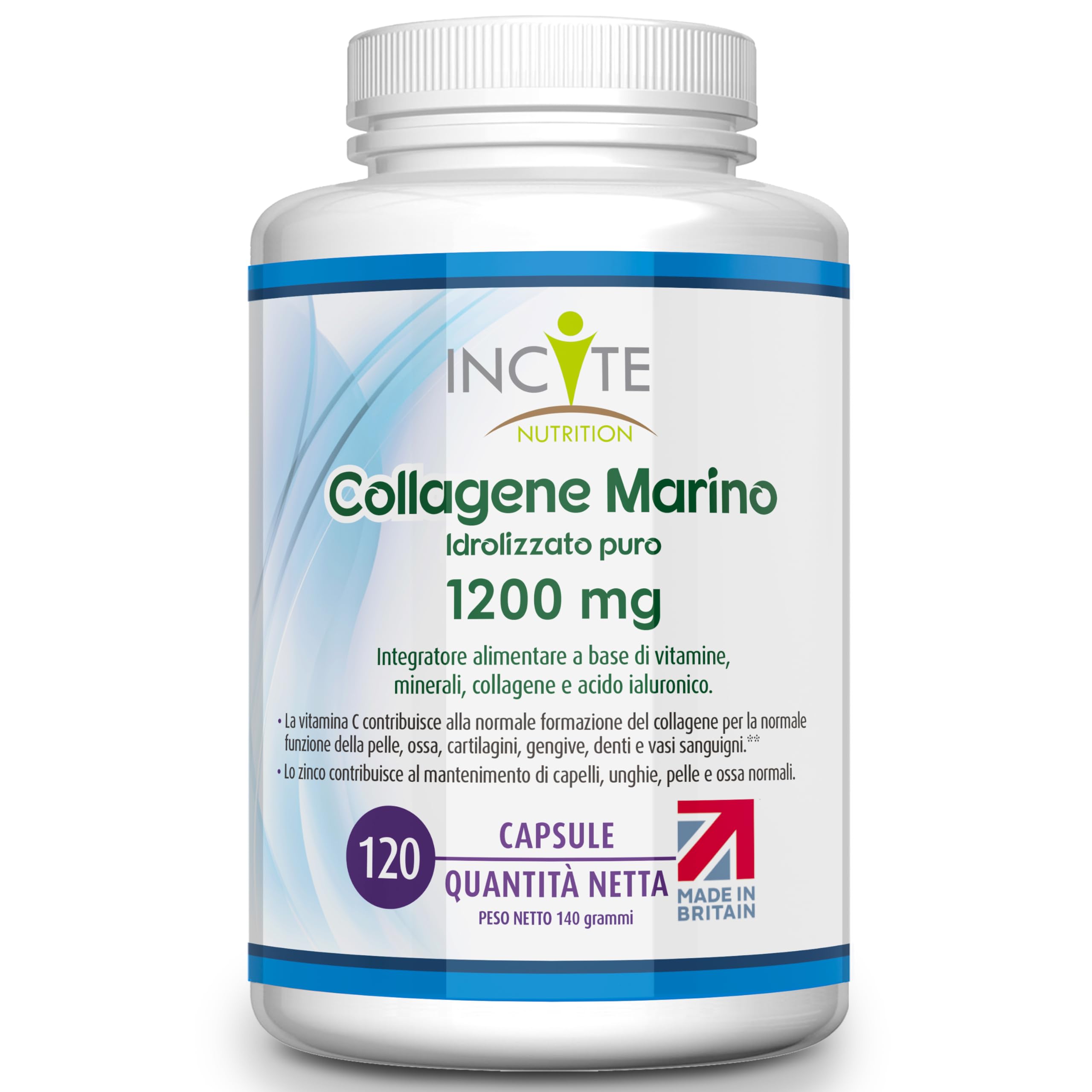 Collagène Marin Type 1 et Type 2 1200mg - 60 Gélules