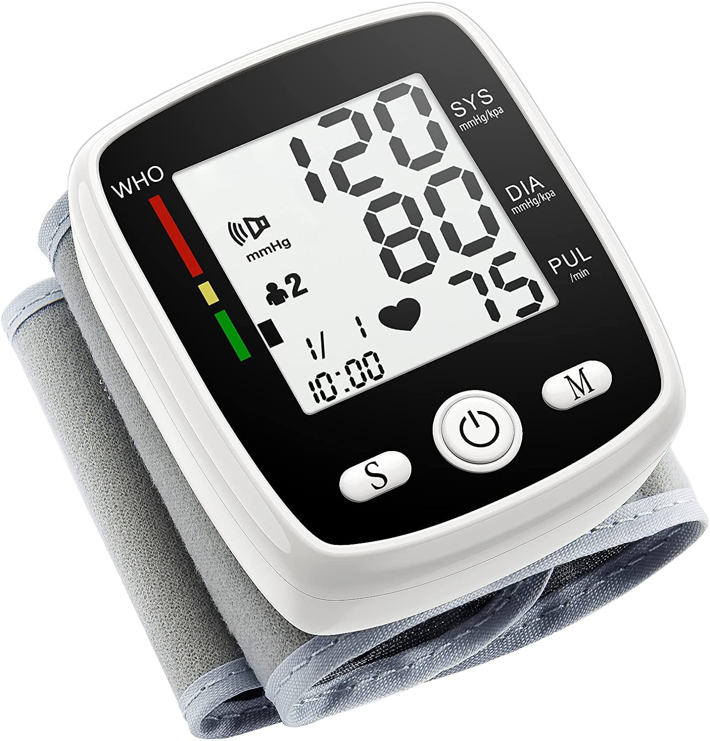 Blood Pressure Monitor Wrist Automatic Blood Pressure Cuff with