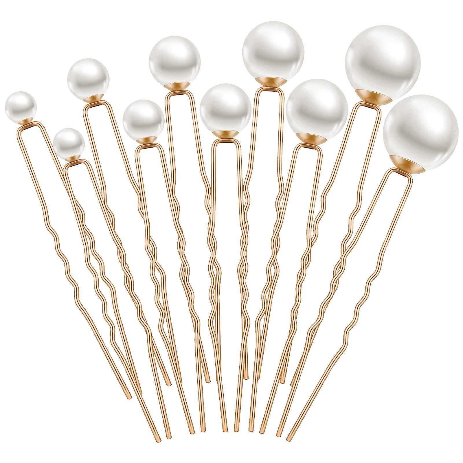 Perla Bobby Pin Set -- Pearl Gold  Pearl hair pins, Luxury hair  accessories, Hair accessories