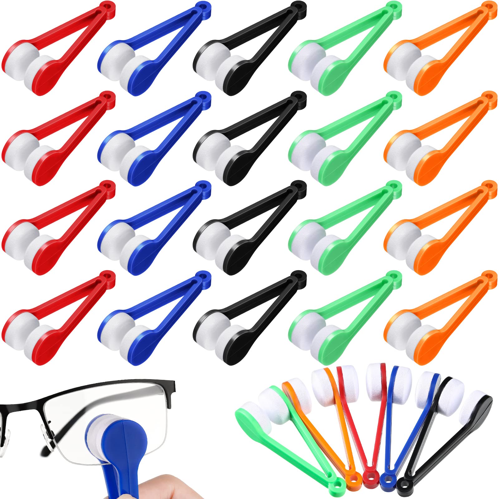 5 PKS-Mini Sun Glasses Eyeglass Microfiber Spectacles Cleaner Soft