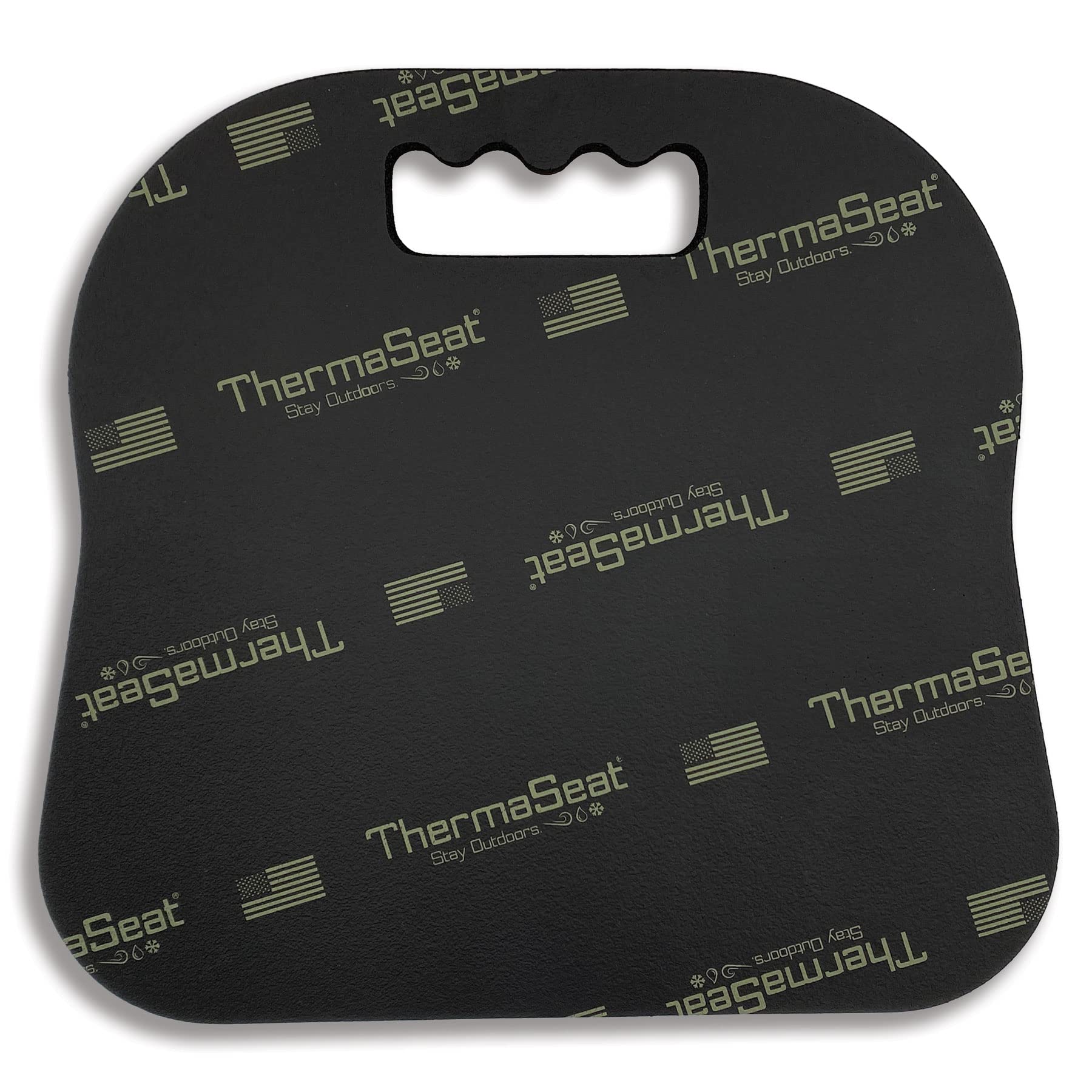 Northeast Products Therm-A-SEAT Sport Cushion Stadium Seat Pad Black Seat  Pad