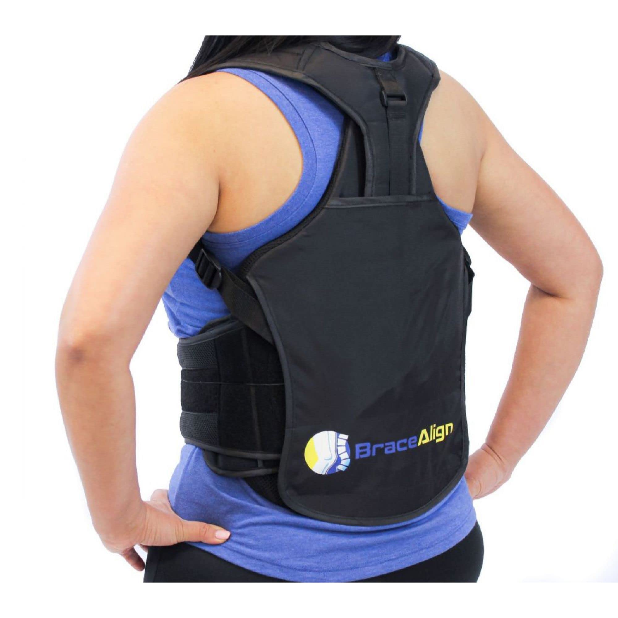 TLSO Thoracolumbar Fixed Spinal Brace, Lightweight Back Brace for Kyphosis,  Oste