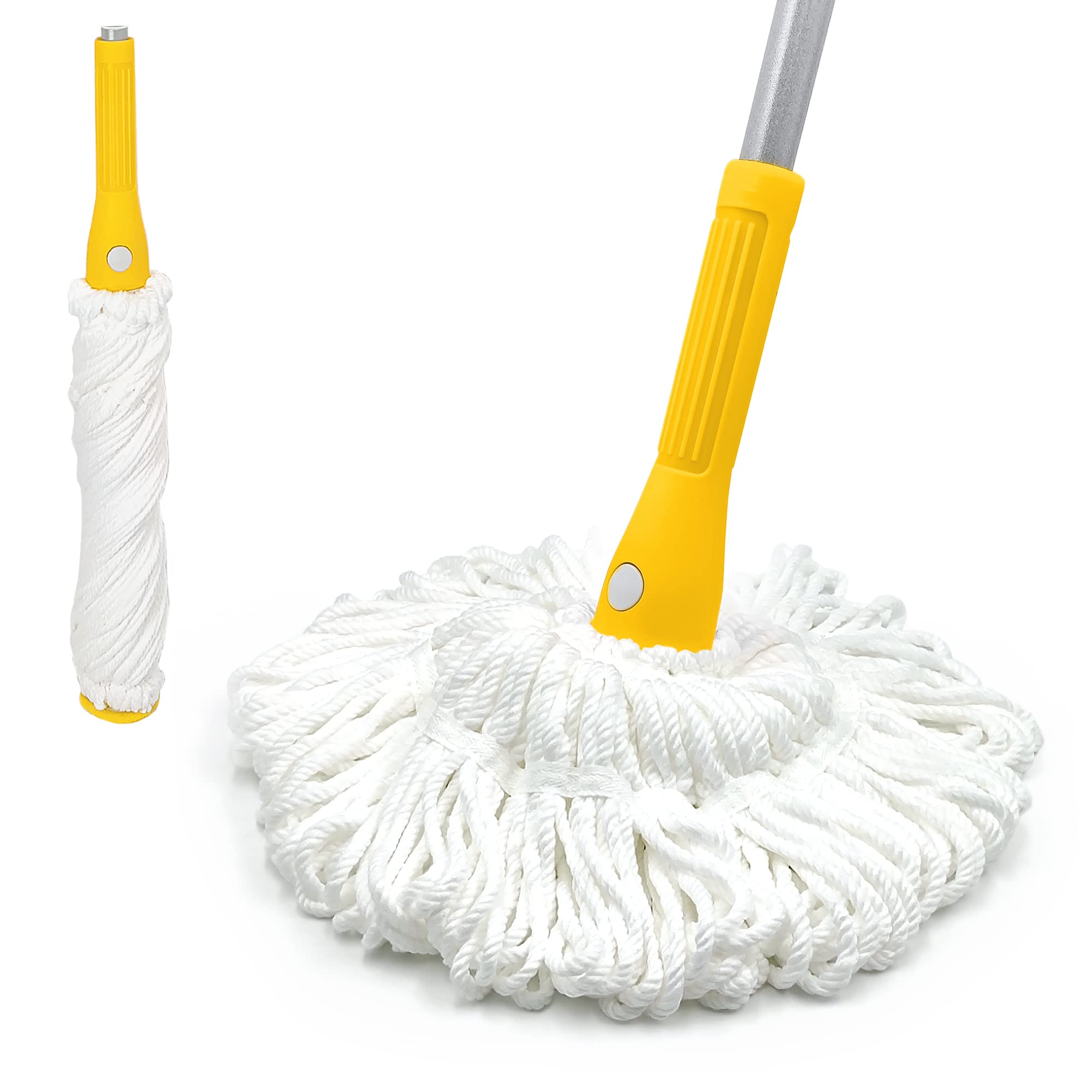  Self-Wringing Twist Mop for Floor Cleaning, Long