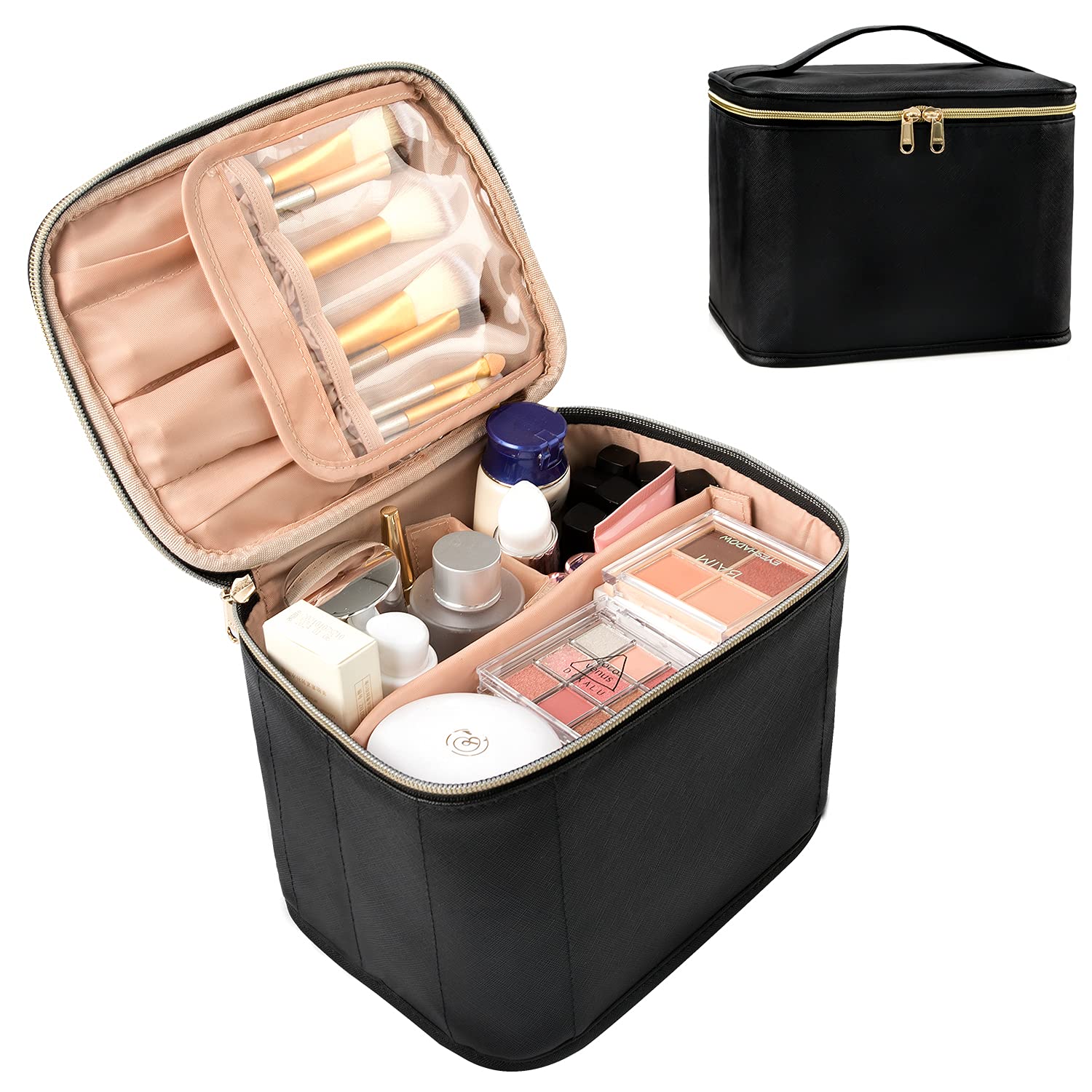 Makeup Bag Cosmetic Bag For Women, Large Capacity Makeup Bags