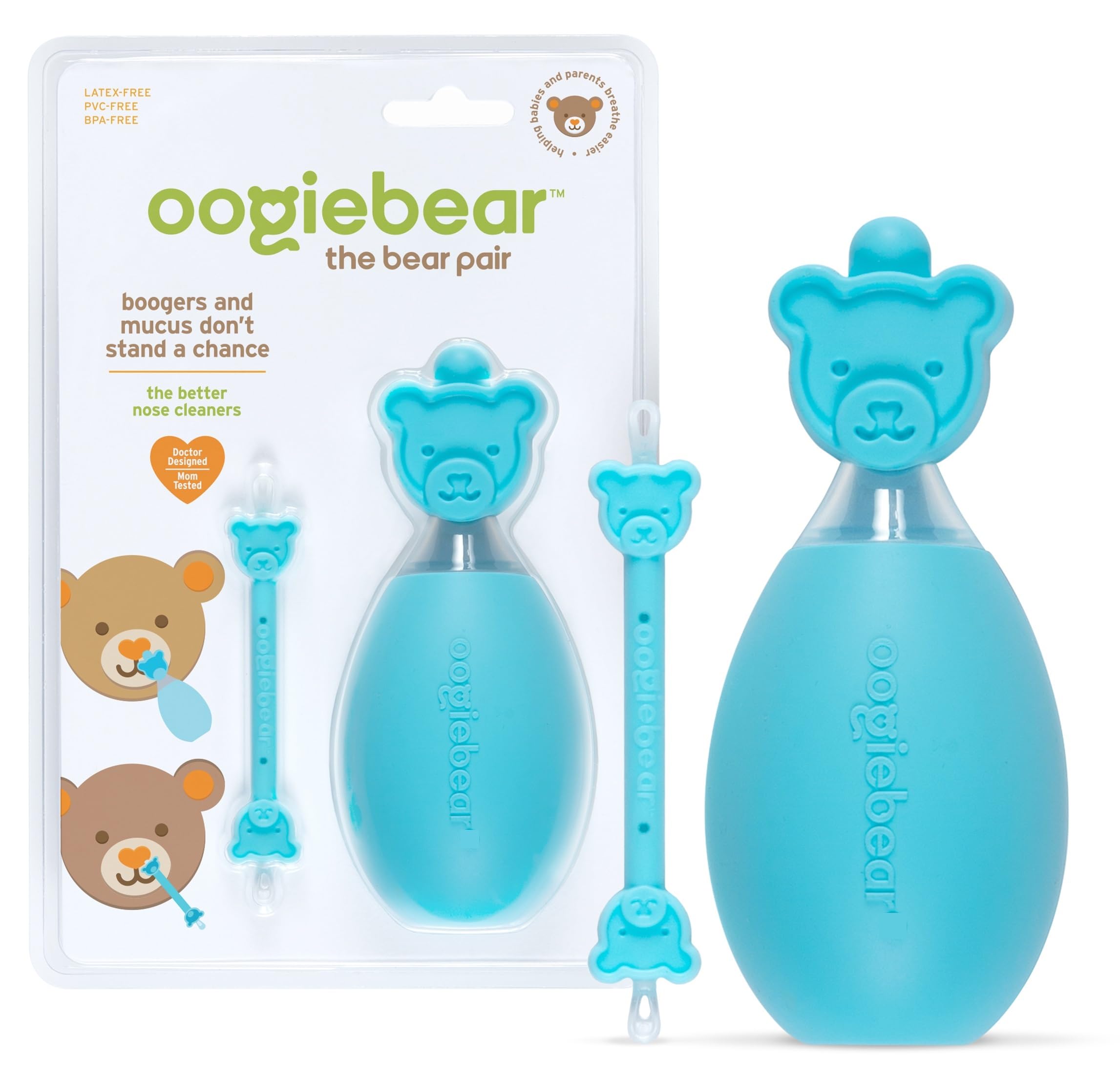 Oogiebear Brite Nighttime Baby Booger and Ear Wax Picker, Built-In LED 