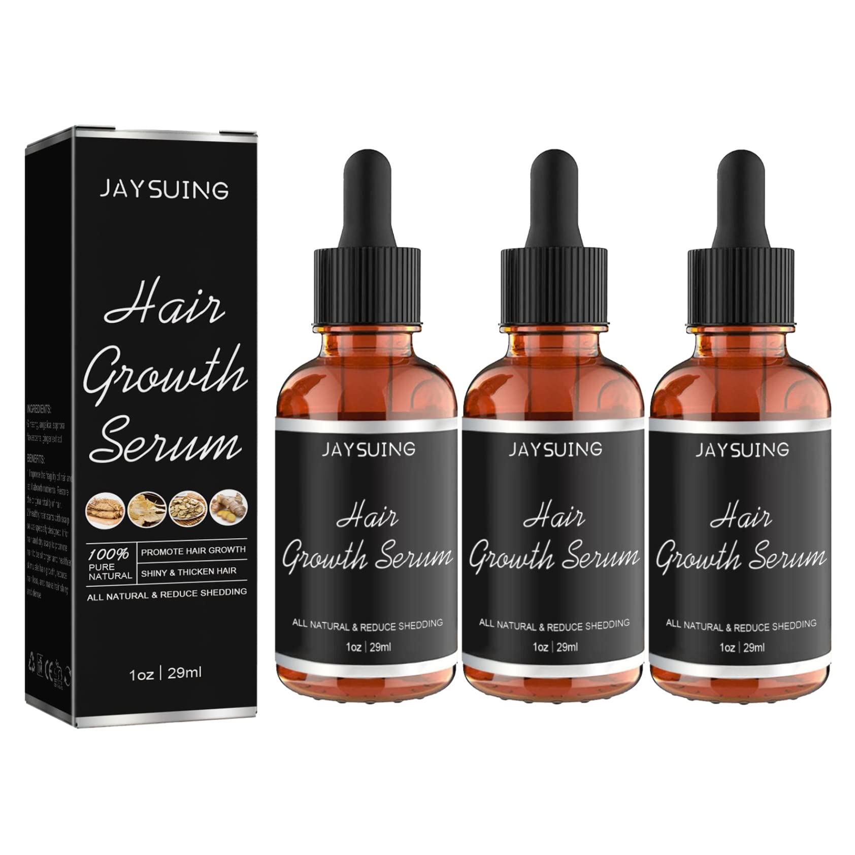 Allurium Hair Growth Serum for Black Women JAYSUING Anti Hair Loss Nourish  Dry Damaged Hair Repair