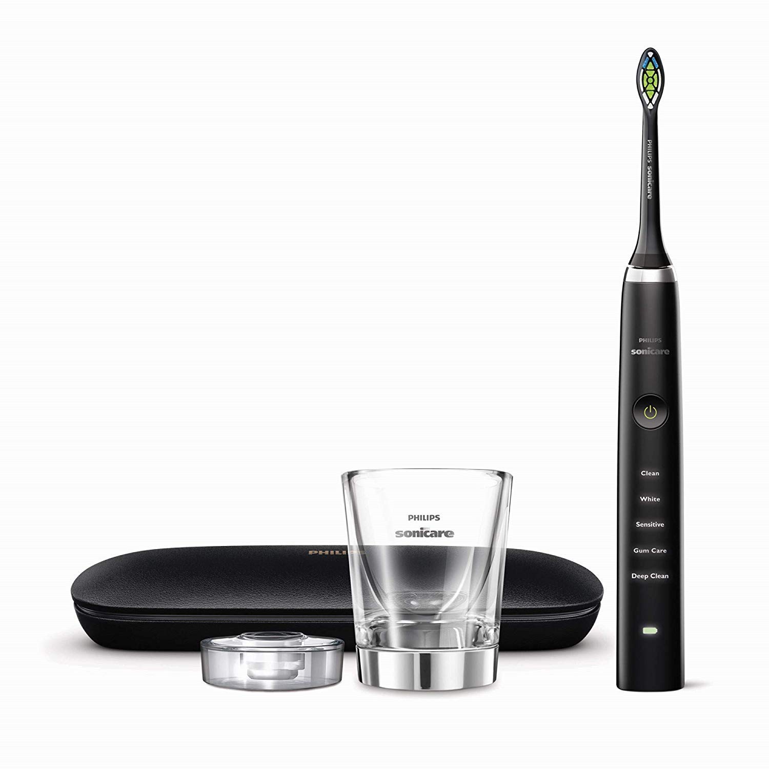 Philips Sonicare DiamondClean Classic Rechargeable Electric Power Toothbrush,  Black, HX9351/57 Handle Only Black