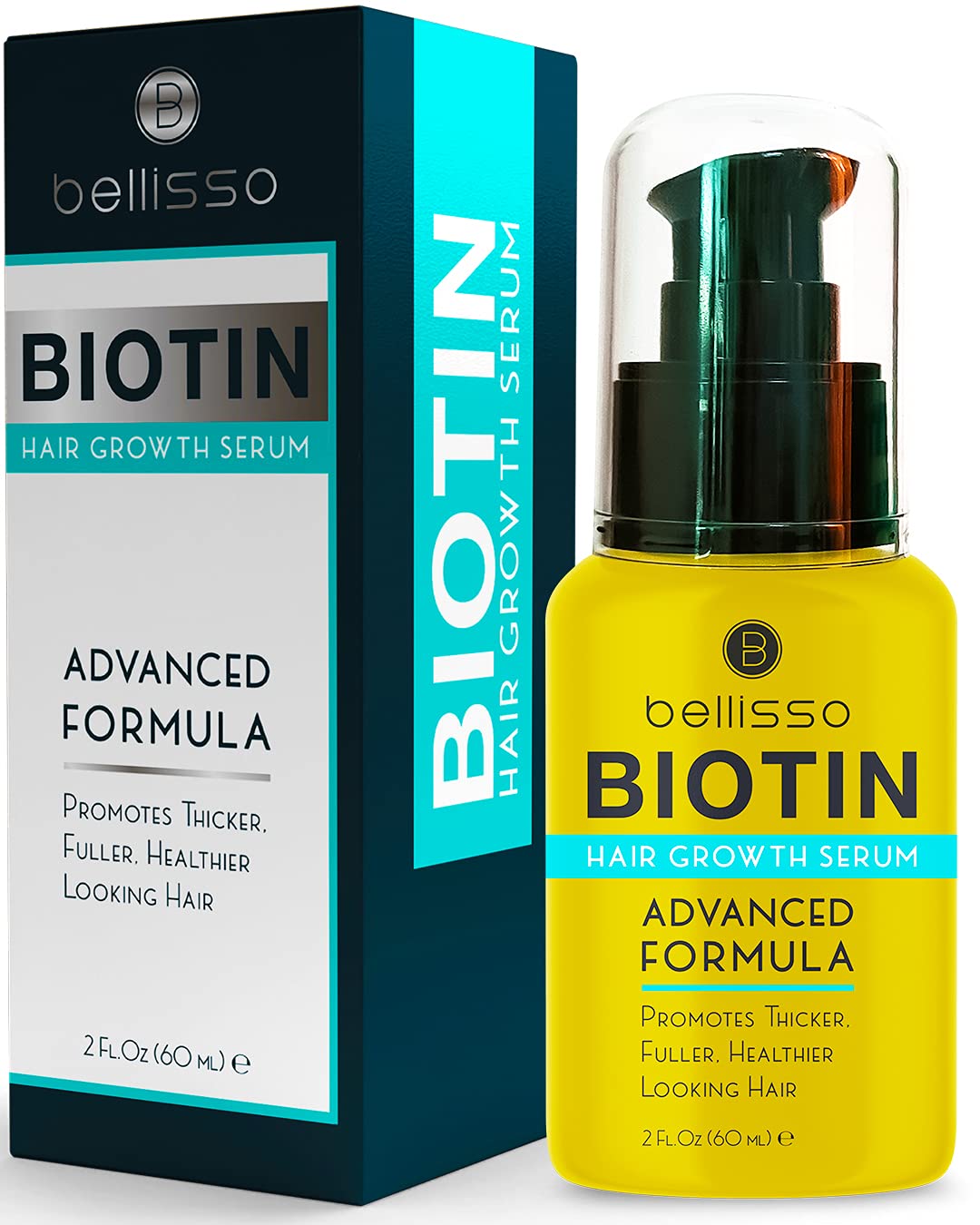 Biotin Serum for Hair Growth - Hair Thickening and Strengthening Products  for Men and Women - With Natural Oil - Treatment Tonic for Hair Loss and  Thinning