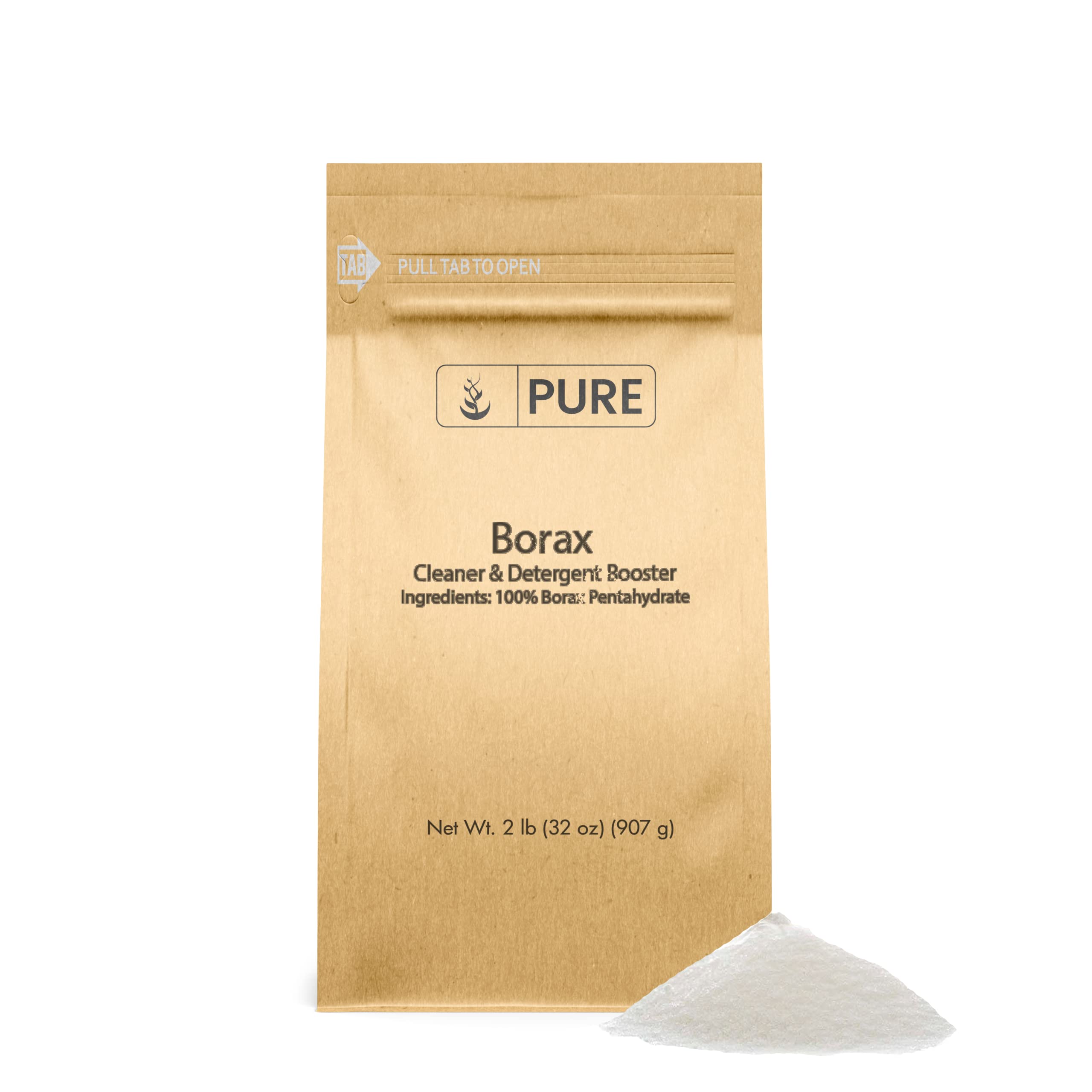 Pure Original Ingredients Borax (2 lb) Sodium Borate, Multipurpose