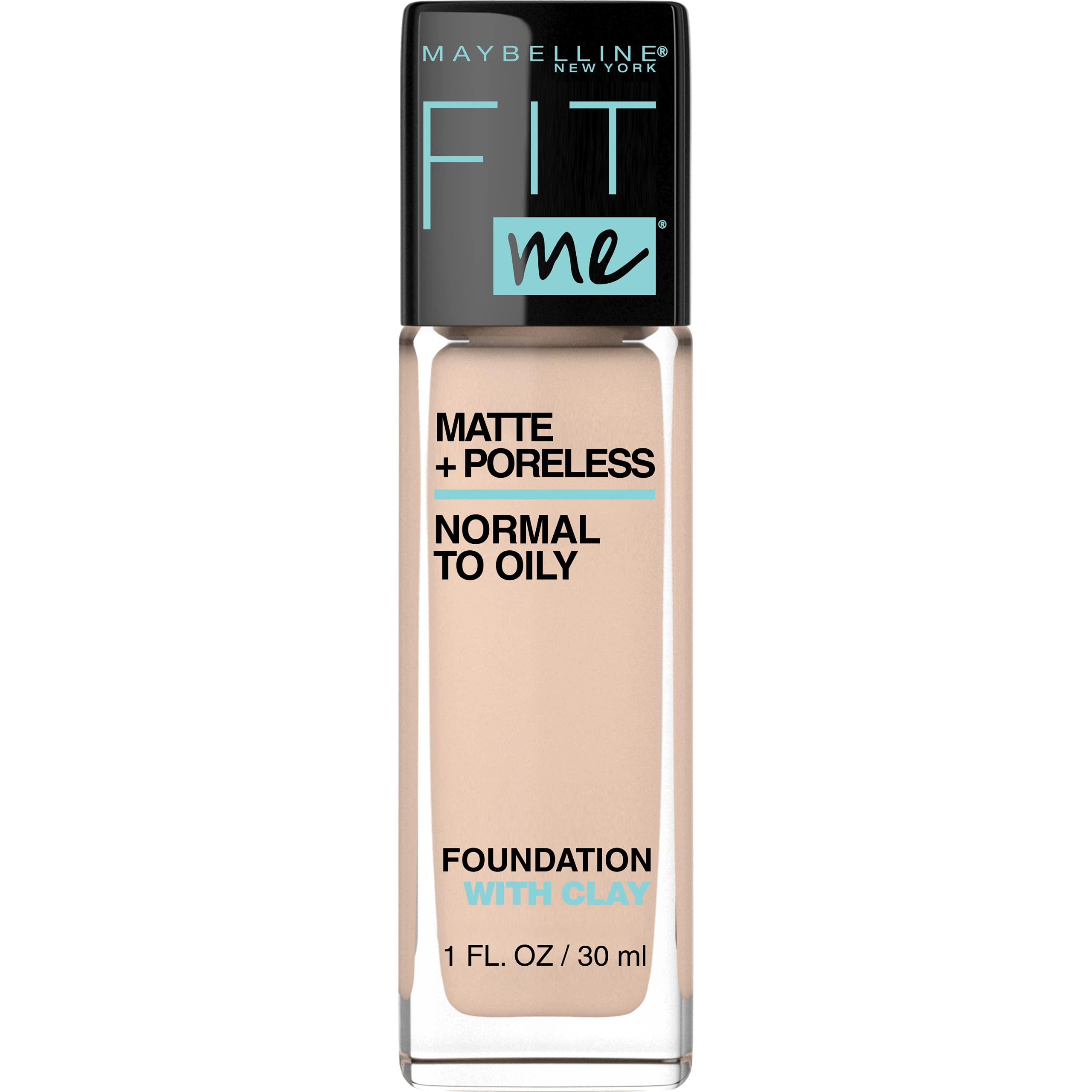 Maybelline Fit Me Matte + Poreless Liquid Oil-Free Foundation - Classic  Ivory - 1 fl. oz