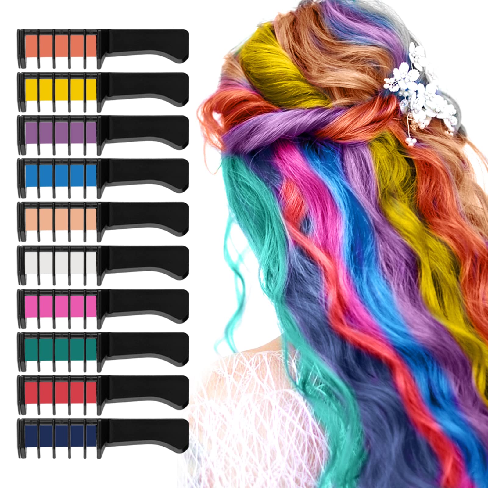 Temporary 6/36 Colors Crayons For Hair Non-toxic Hair Color Chalk Dye  Pastels Stick DIY Styling Tools For Girls Party Cosplay - AliExpress