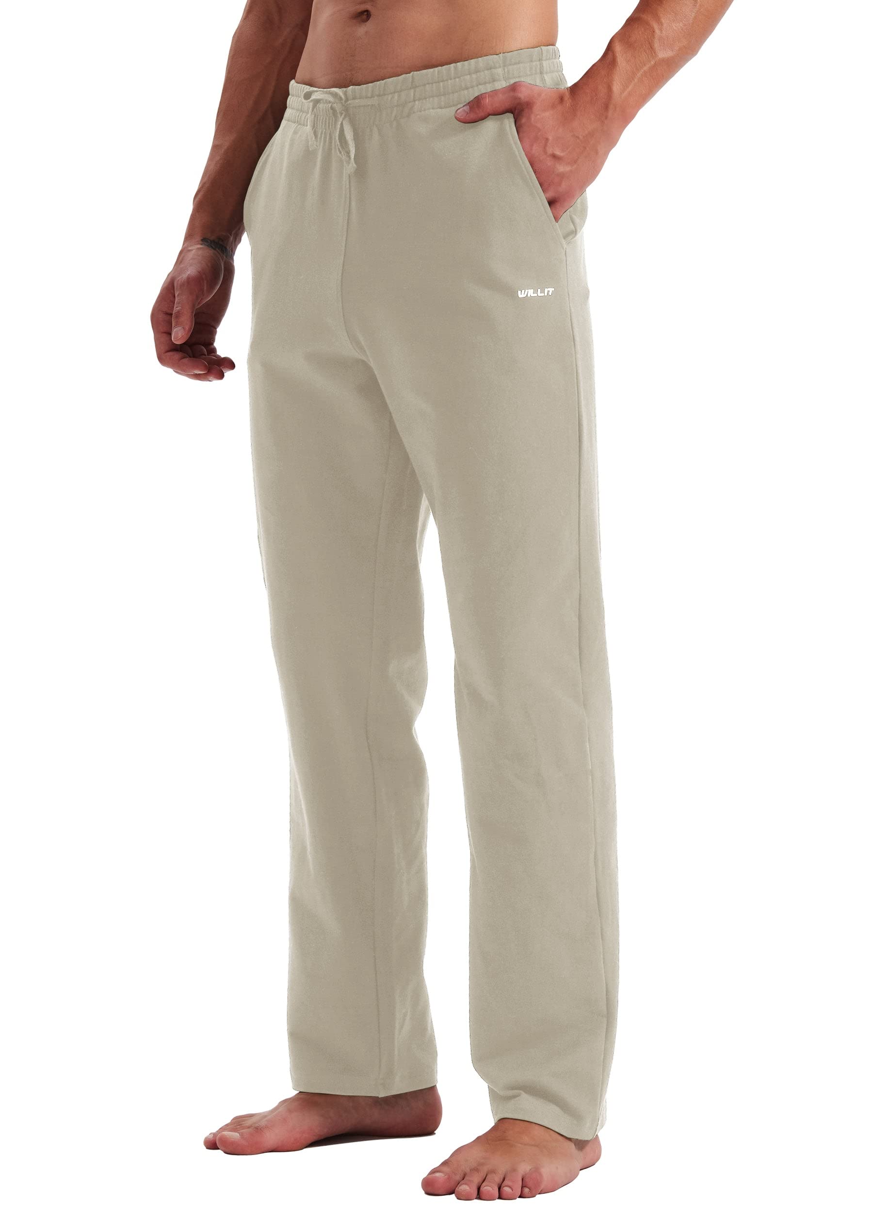 100% Organic Egyptian Cotton Lounge Pants or Yoga Pants for Men
