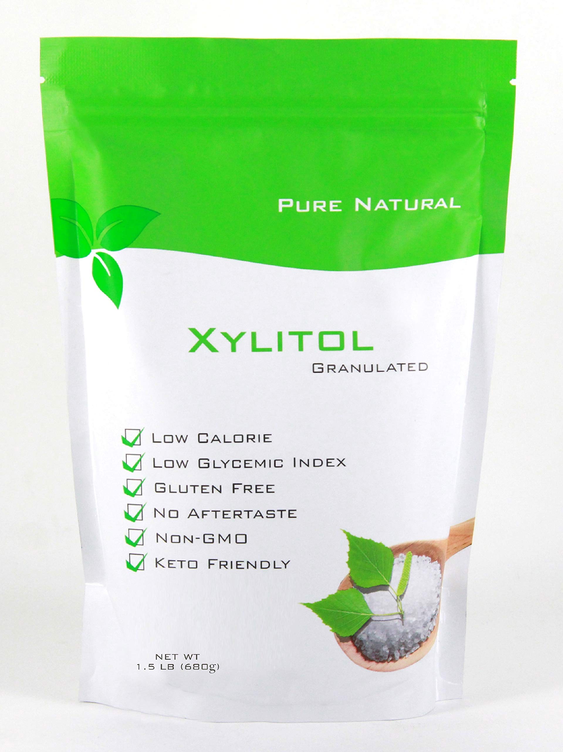 Xylitol Sweetener: Gluten Free, Non-GMO, Granulated