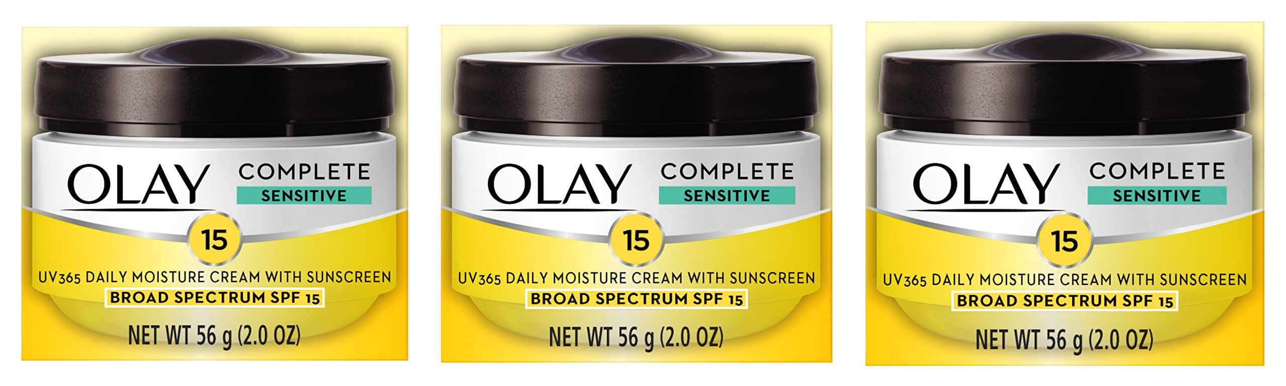 Face Moisturizer by Olay Complete All Day Moisture Face Cream with Sunscreen  SPF 15 Sensitive Skin