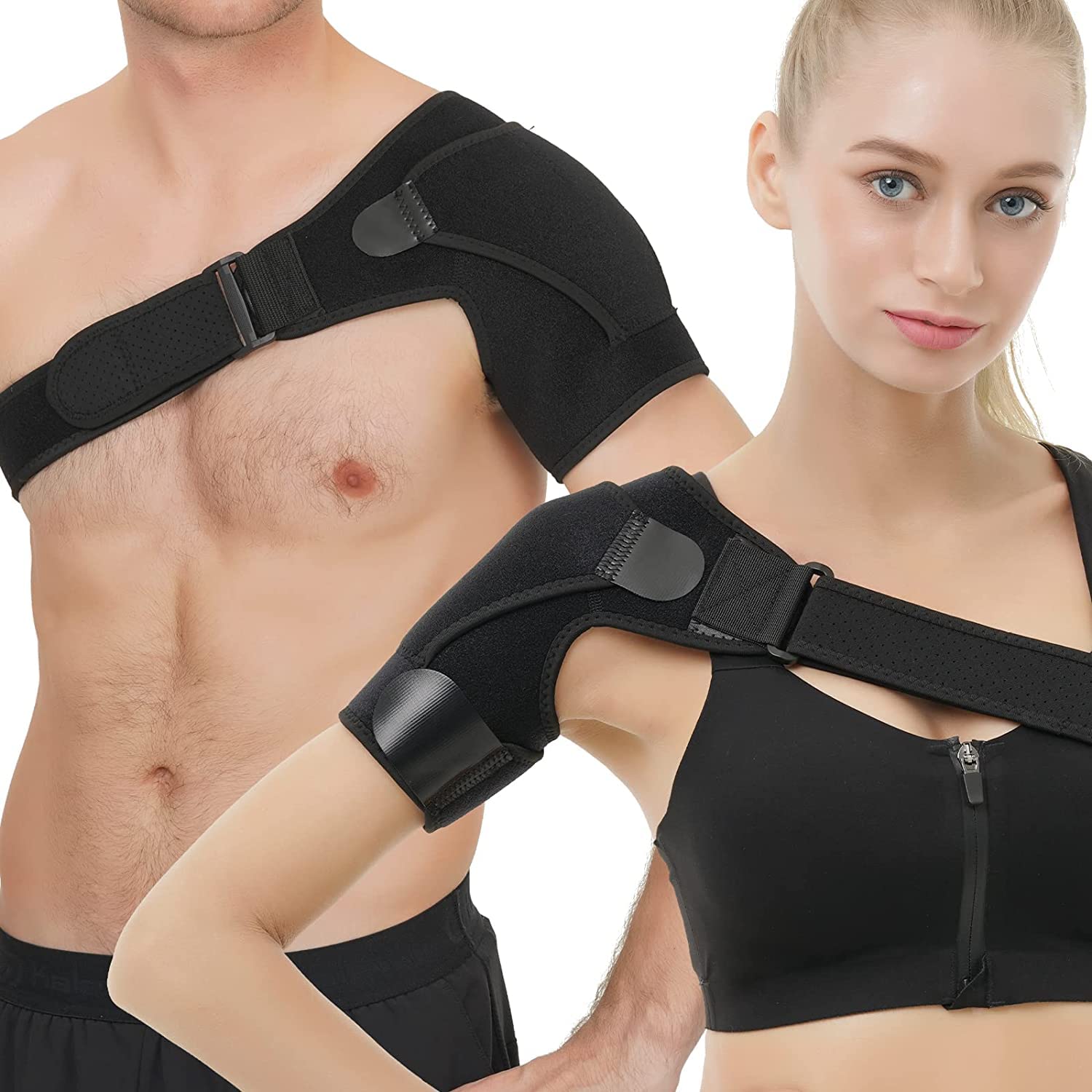 Shoulder Brace for Women and Men by FIGHTECHÃ‚, Compression Support for  Torn Rotator Cuff and Other Shoulder Injuries