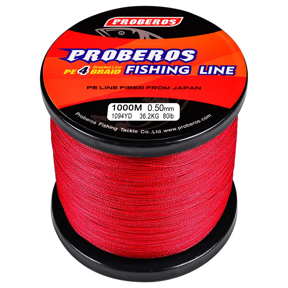 BAIKALBASS Braided Fishing Line 4 Strands Stronger Multifilament