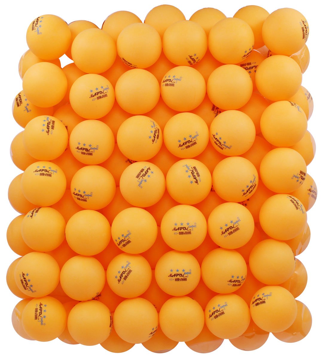 MAPOL 100 Counts 3-Star Orange Practice Ping Pong Balls Advanced Table  Tennis Balls