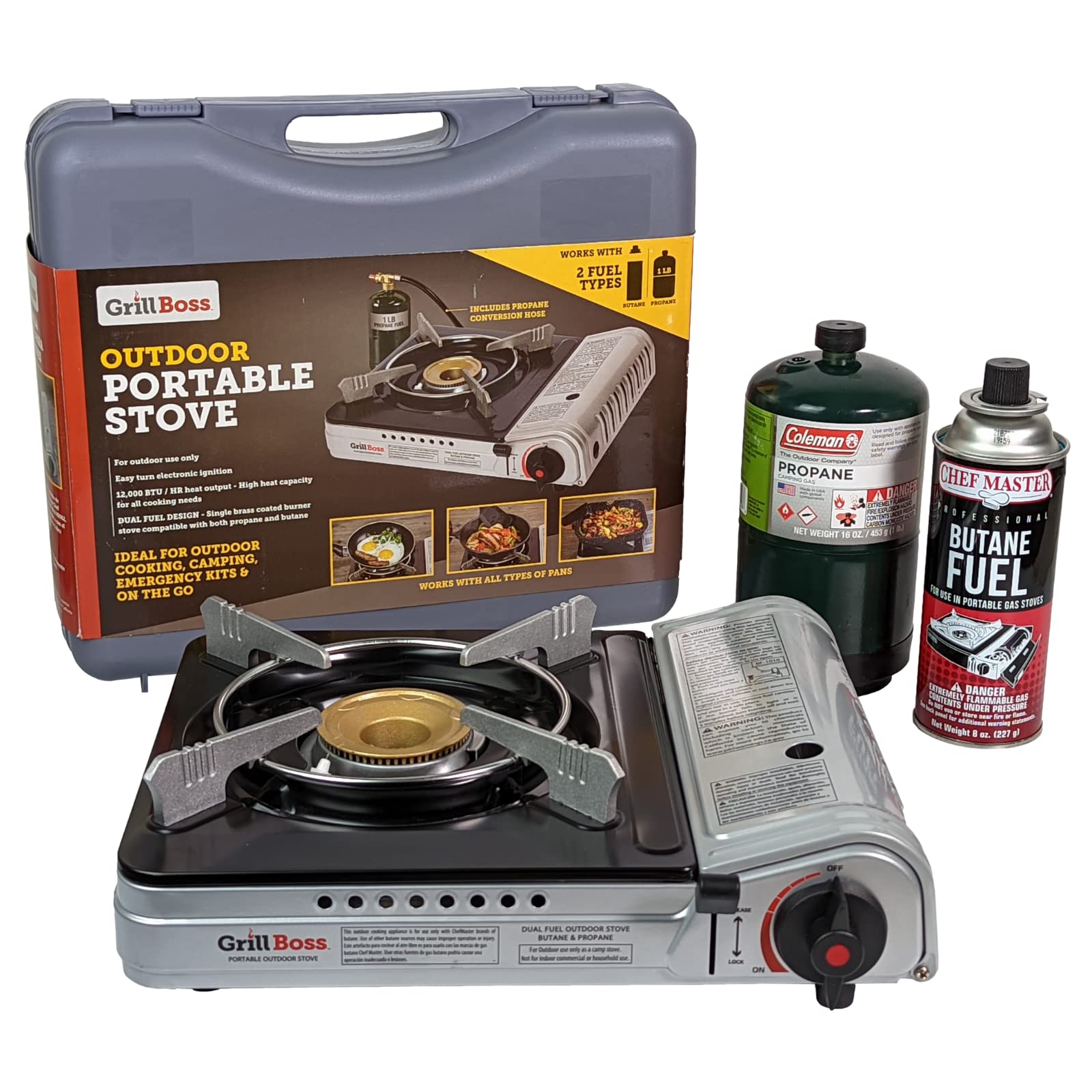 Grill Boss 90057 Dual Fuel Camp Stove