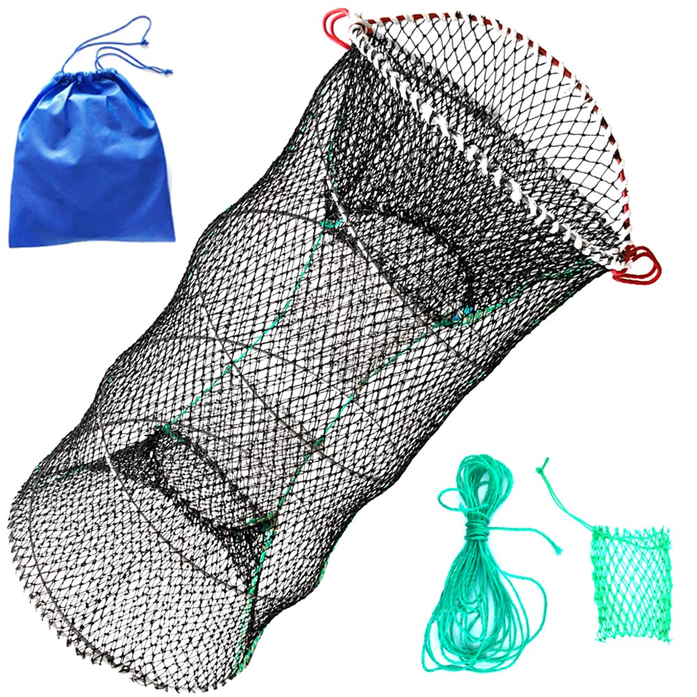 Drasry Crab Trap Bait Lobster Crawfish Shrimp Portable Folded Cast