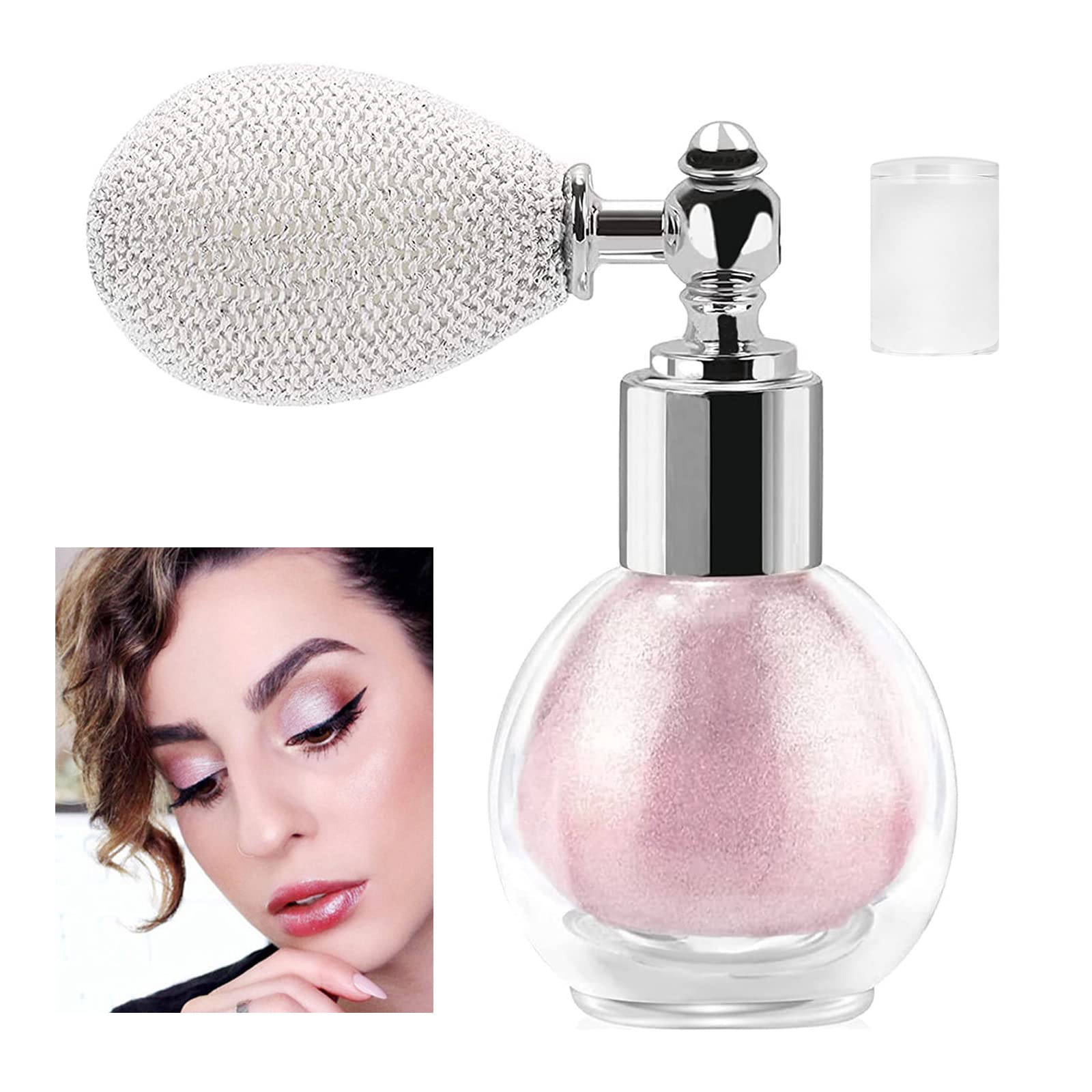 Shimmer Powder Glitter Spray Highlighter Powder Spray Body Glitter