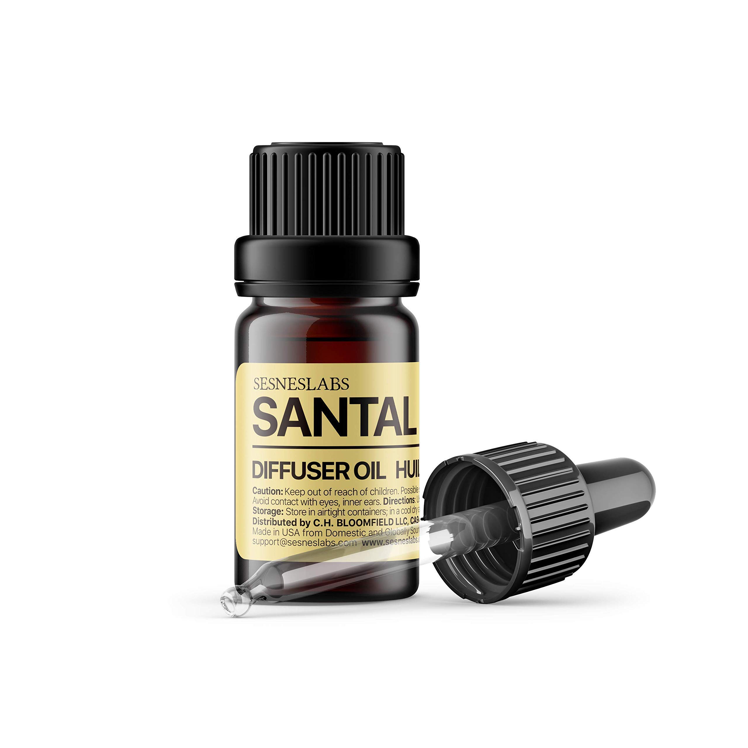 Santal Diffuser Oil, Niche Scent, Luxury Amber Coco Vanilla Cedar  Sandalwood Musk Essential Oils Blend for Ultrasonic Diffuser Scent  Projects(.33 oz/10 ml) 0.33 Fl Oz (Pack of 1)