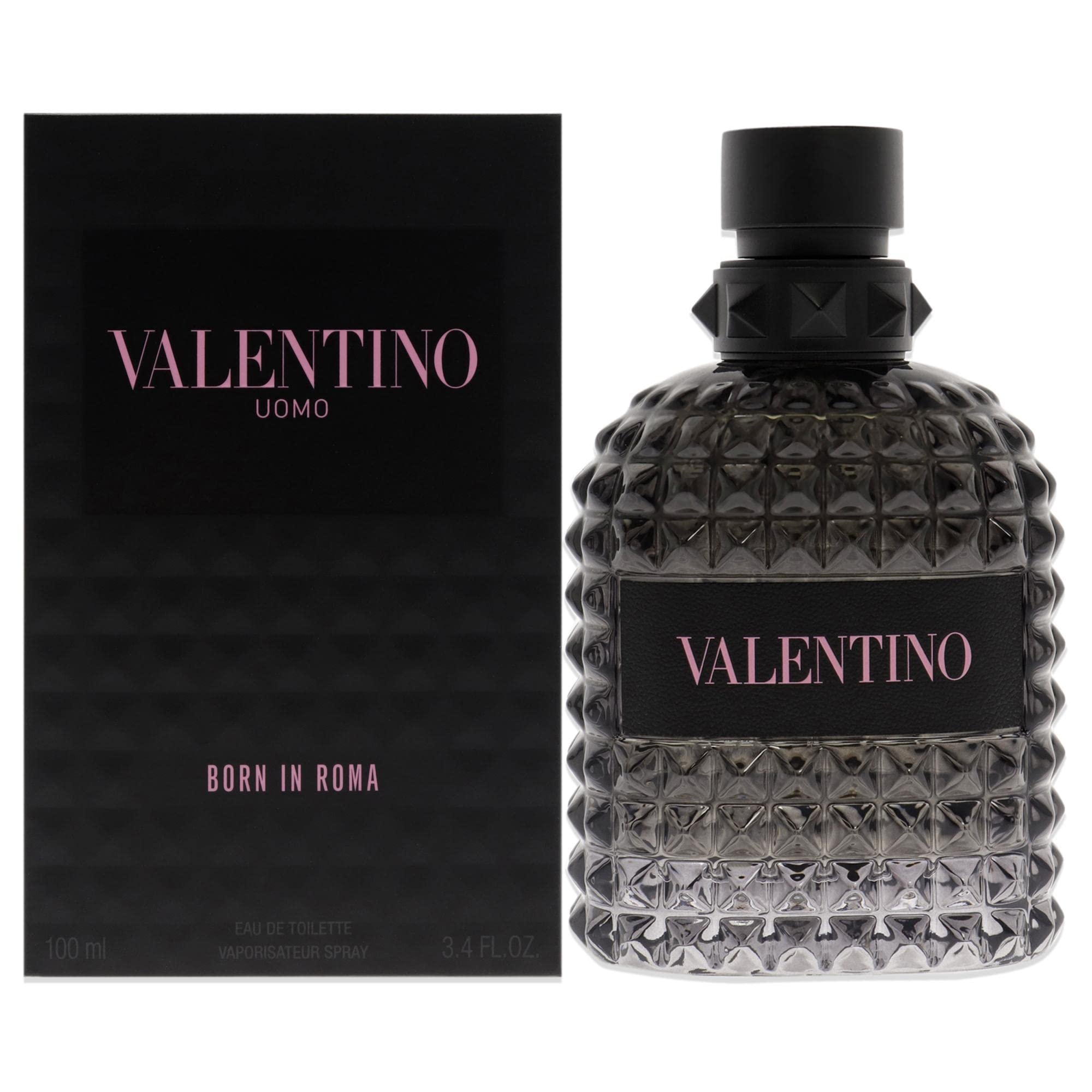 Valentino Uomo Born In Roma EDT Spray Men 3.4 oz 3.4 Fl Oz (Pack of 1)