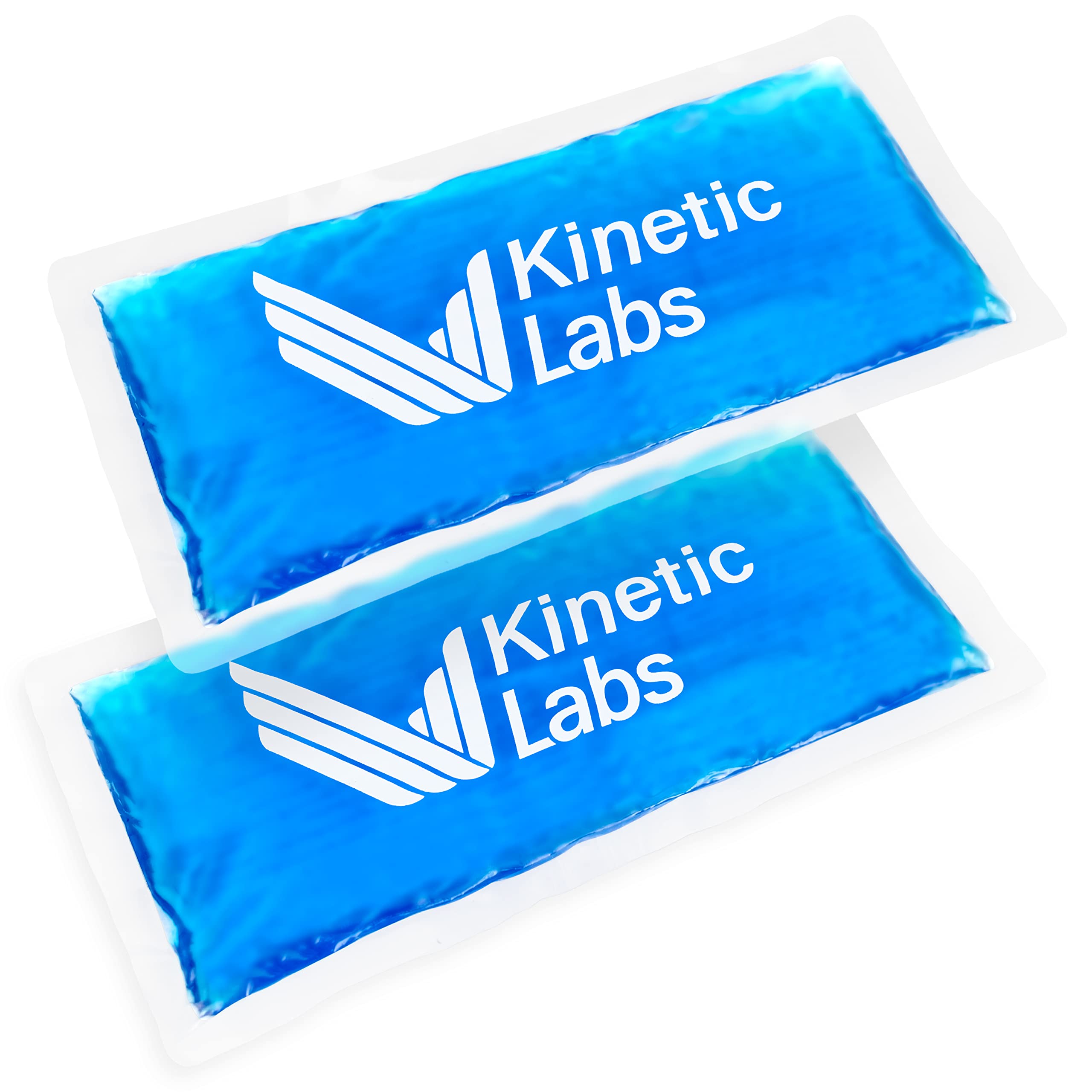 Reusable Ice Packs for Injuries (2 Pack) Kinetic Labs Gel Ice Packs 9.5 x  4.5 - Flexible Soft Ice Packs for Knee Shoulder Head Neck Ankle Wrist  Elbow Arm Foot Headaches Surgery (