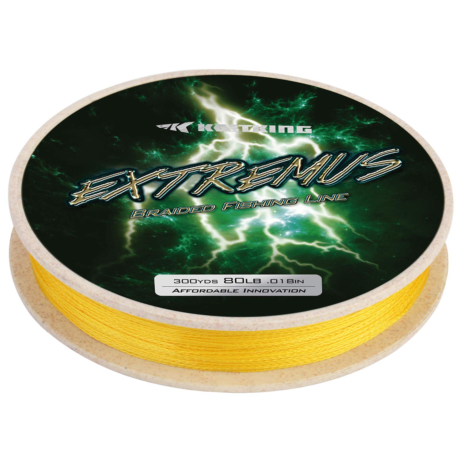 KastKing Extremus Braided Fishing Line, Highly Abrasion Resistant 4-Strand Braided  Lines, Thin Diameter, Zero Stretch