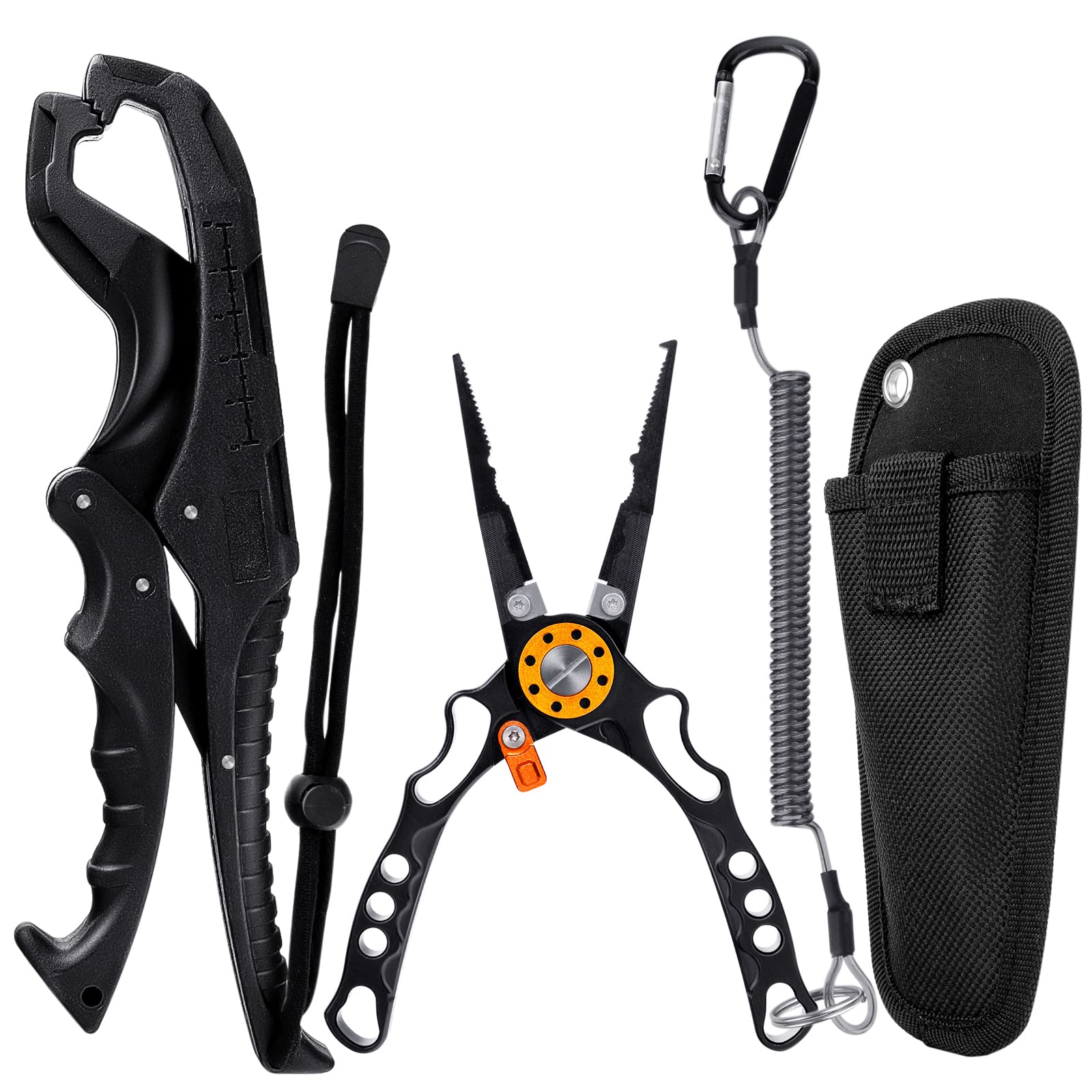 Vufprye Fishing Pliers, Upgraded Fish Lip Grippers,Aluminum