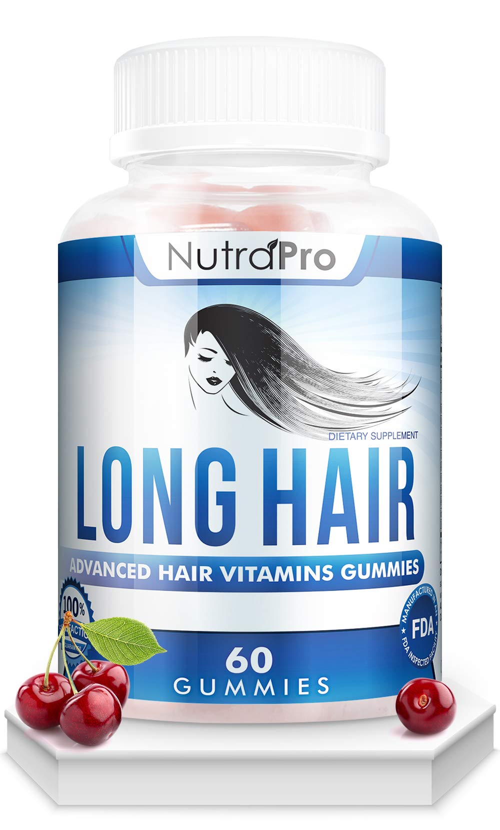 Long Hair Gummies Anti-Hair Loss Supplement for Fast Hair Growth of Weak,  Thinning Hair Grow