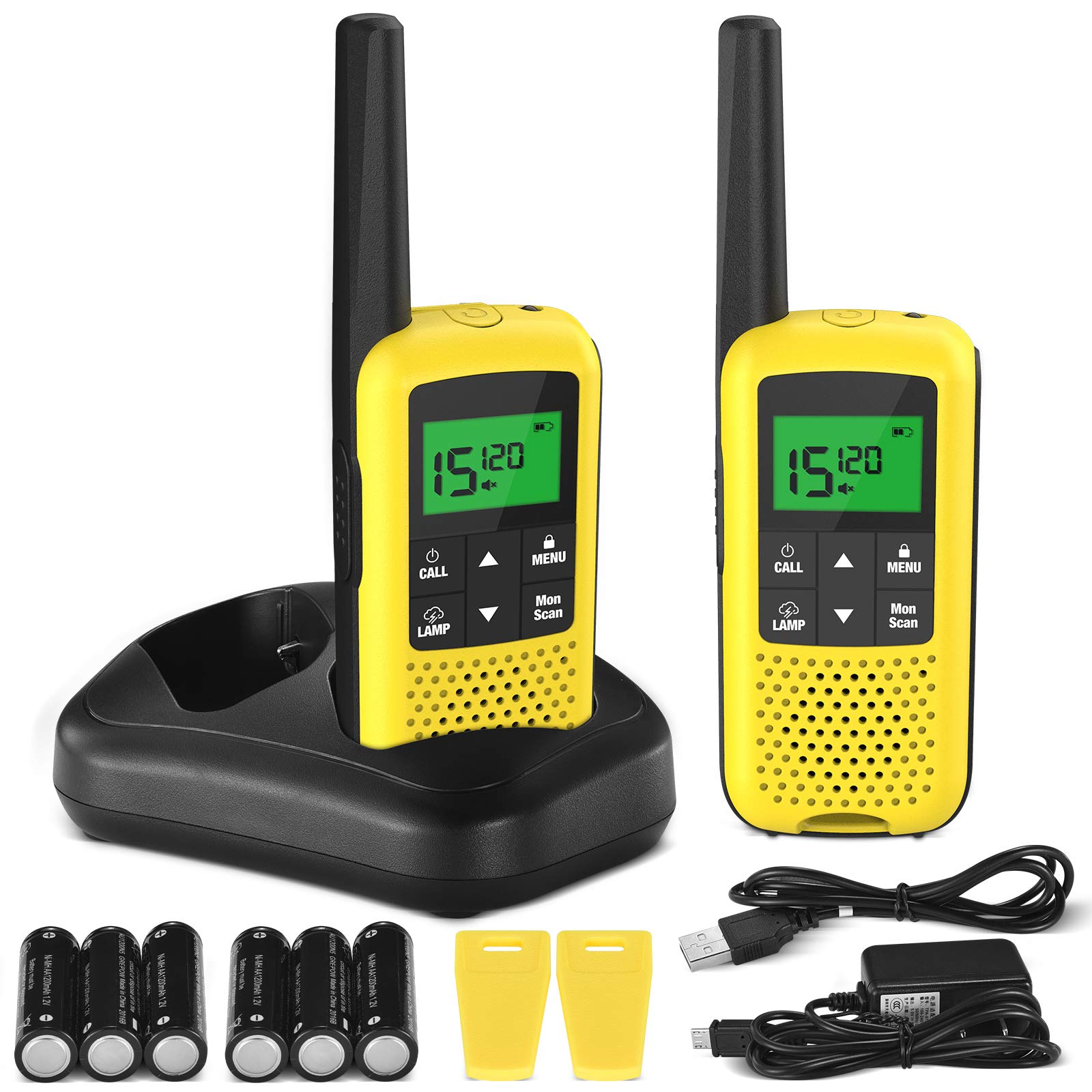 Talk-N-Go Rechargeable Walkie Talkies - 2 Walkie Talkies