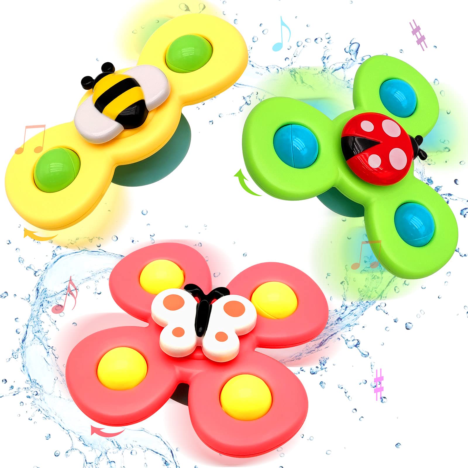 Suction Cup Spinner Toys For 2 3 Year