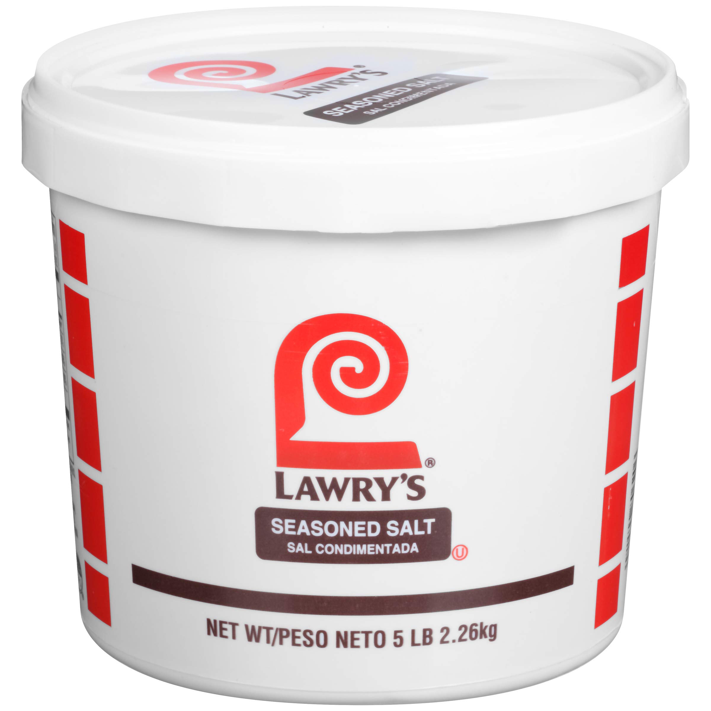 Lawry's Seasoned Salt, 5 lb - One 5 Pound Container of All-Purpose Seasoned  Salt Made With Perfect Blend of Salt, Garlic, Turmeric, Celery, Paprika and  Other Spices 5 Pound (Pack of 1)