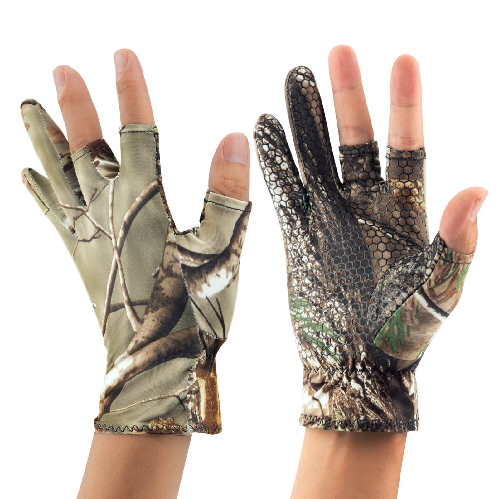 QualyQualy Sun Gloves UV Protection Gloves Fishing Gloves