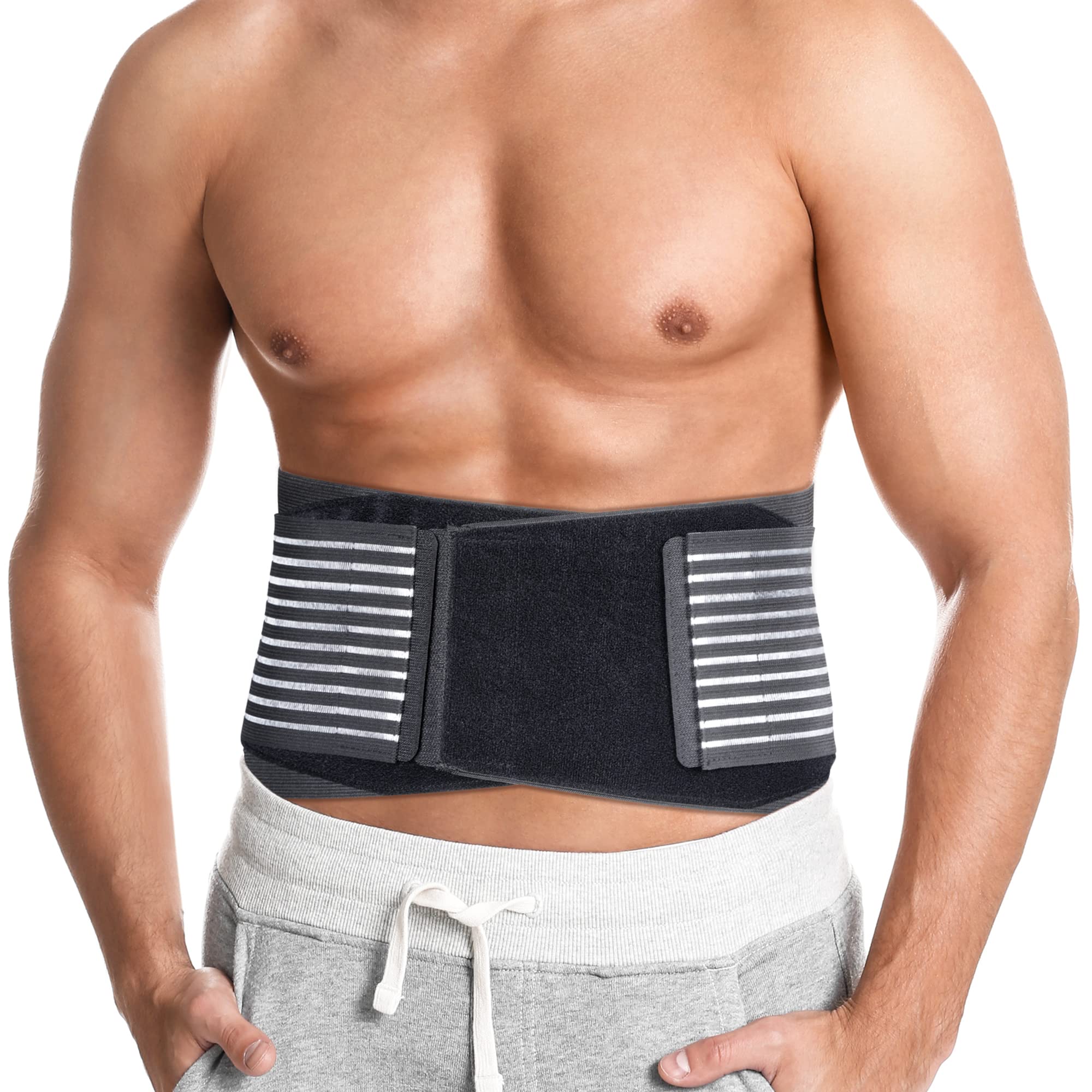 Lumbar Lower Back Brace Support Belt for Back Pain Relief, Herniated Disc,  Sciatica, Scoliosis - Body Shaper Belt, Adjustable Workout Waist Trainer