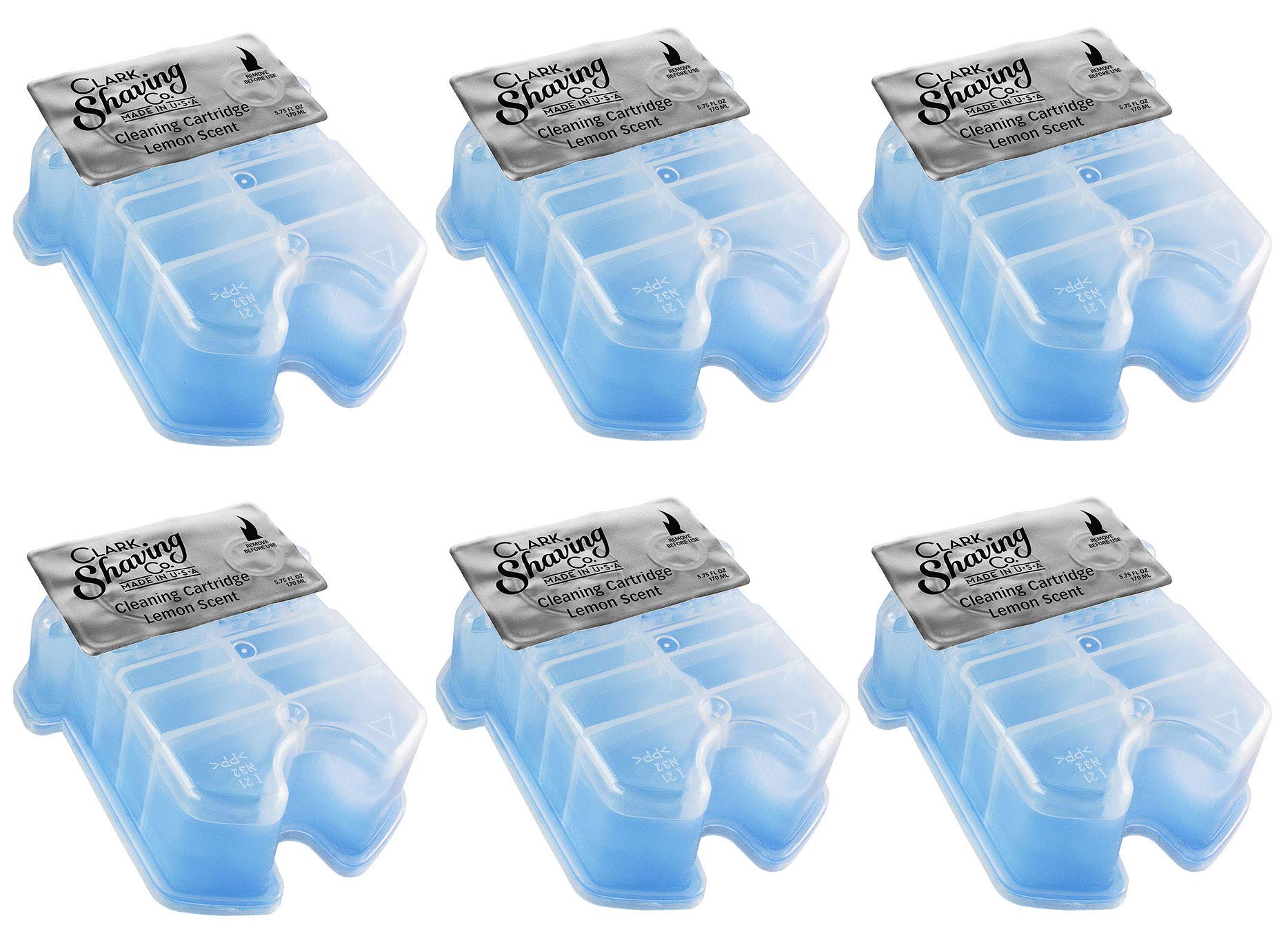 Clark Shaving Co. Refill Cartridges for Braun Clean & Renew CCR (6