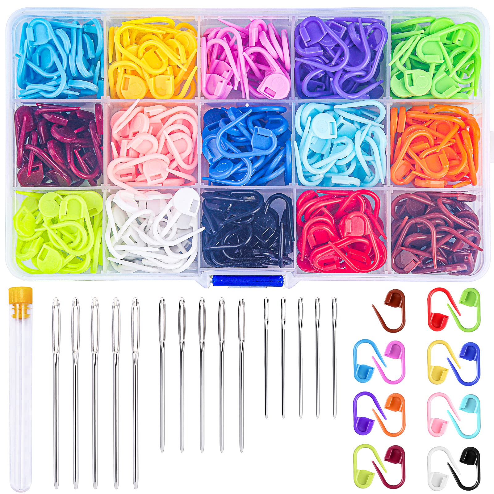  50PCS Plastic Sewing Needles, Large Eye Plastic Yarn Needles  for Kids, 7cm/2.76inch Plastic Needles for Yarn and Craft Plastic  Embroidery Needle for DIY Sewing Handmade Crafts