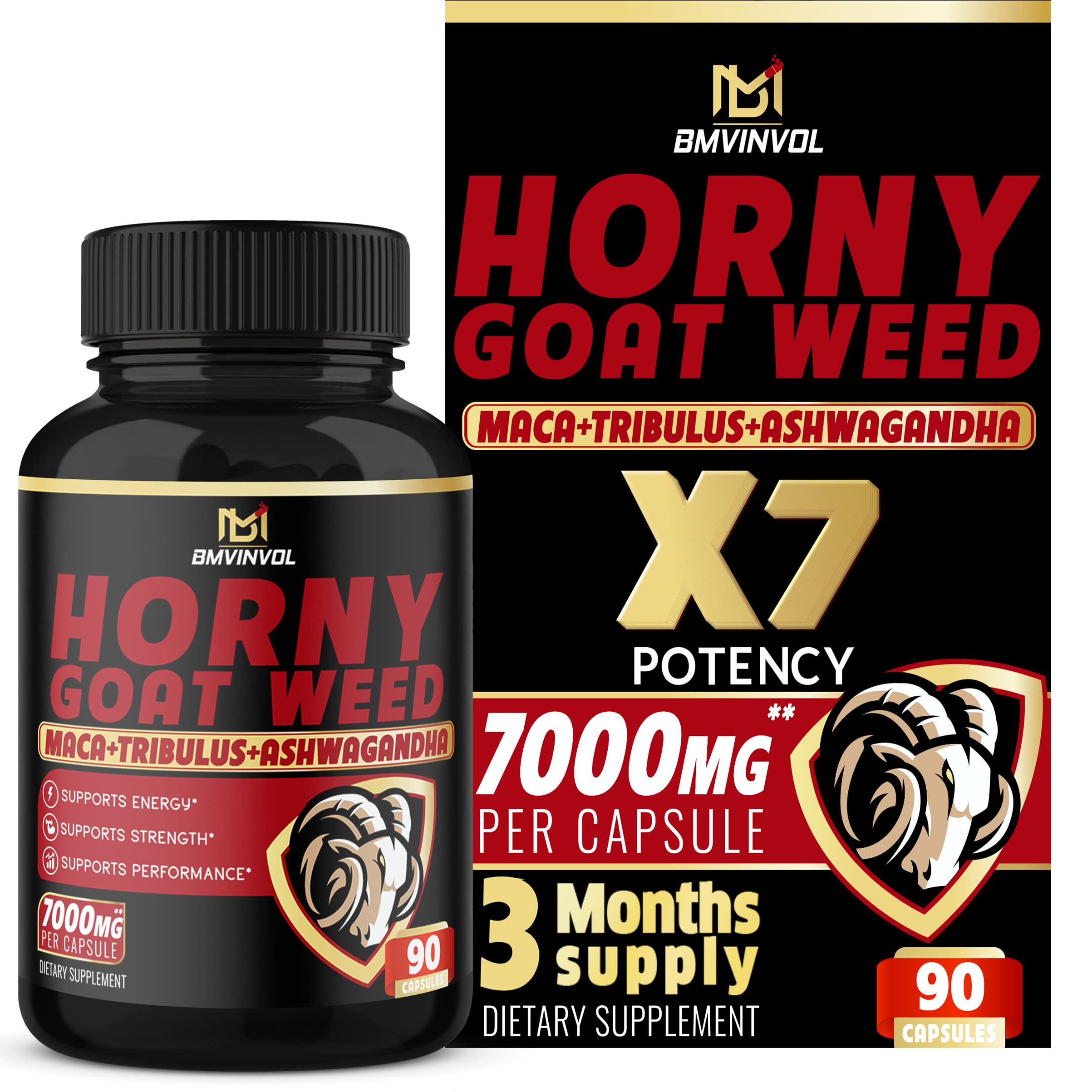 Where To Buy Horny Goat Weed Horny Goat Weed Capsules 7000mg Herbal Blend with Maca, Ginseng
