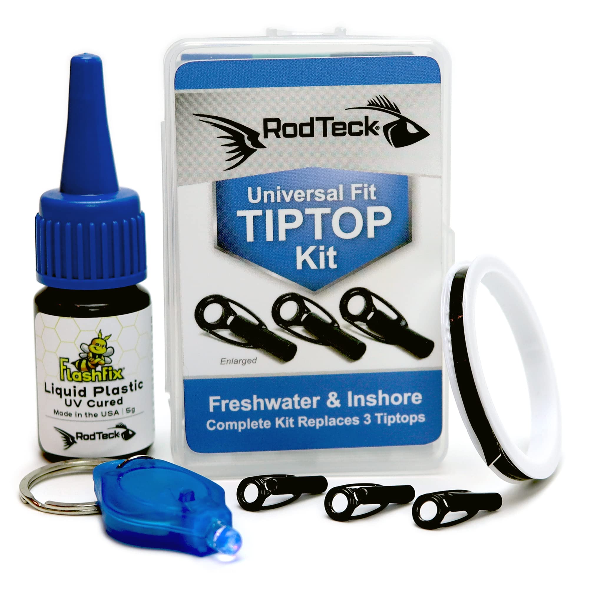 RodTeck Universal Fit Tiptop Kit, Freshwater & Saltwater