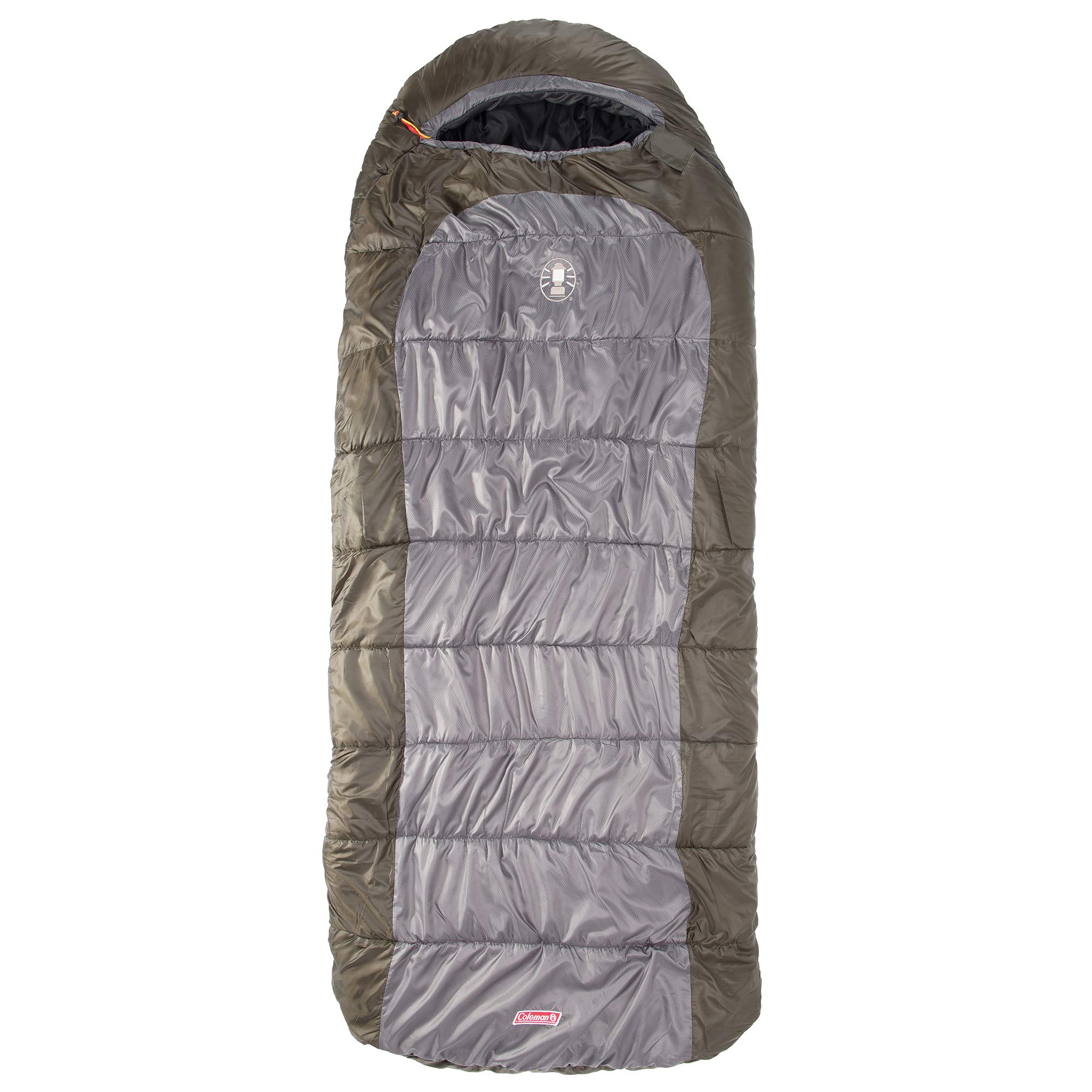 Coleman Big Basin Cold-Weather Sleeping Bag, 15F Big & Tall Camping  Sleeping Bag for Adults, Adjustable Hood and Fleece-Lined Footbox for  Warmth and Ventilation, Fits Adults up to 6ft 6in Tall