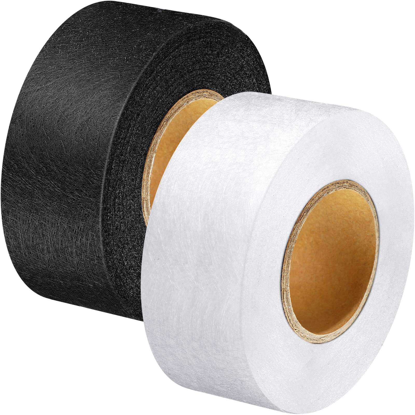 Outus Iron on Hem Tape Fabric Fusing Hemming Tape Wonder Web Adhesive Hem  Tape for Pants Each 27 Yards, 2 Pack (Black, 1 Inch)