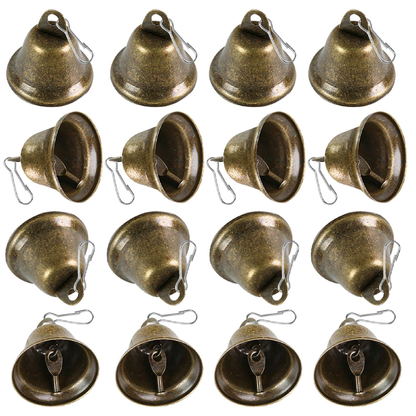  30 Pieces Craft Bells Small Brass Bells for Crafts