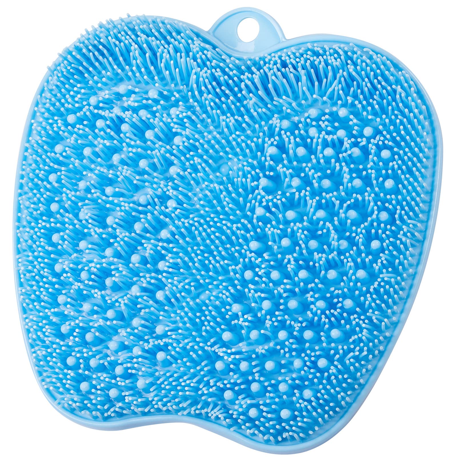 Heart bath mat with non-slip suction cups