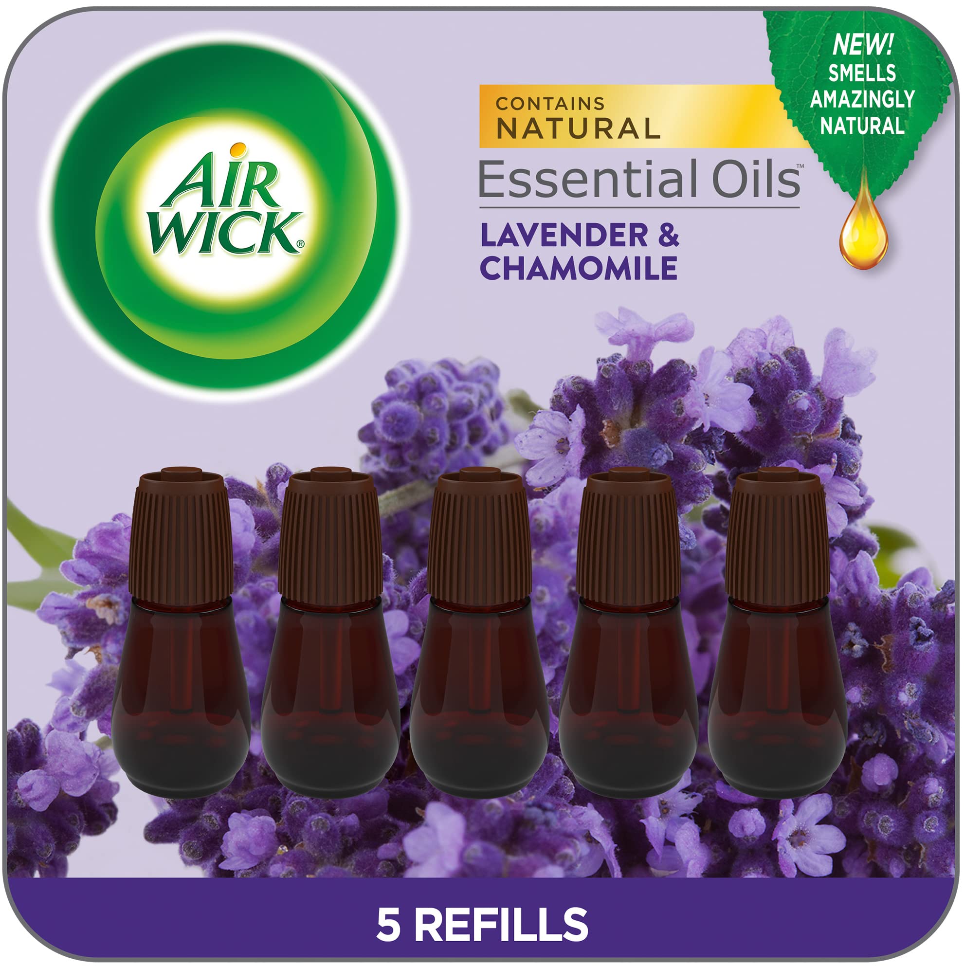 Air Wick Essential Mist Refill, 5 ct, Lavender and Almond Blossom, Essential  Oils Diffuser, Air Freshener