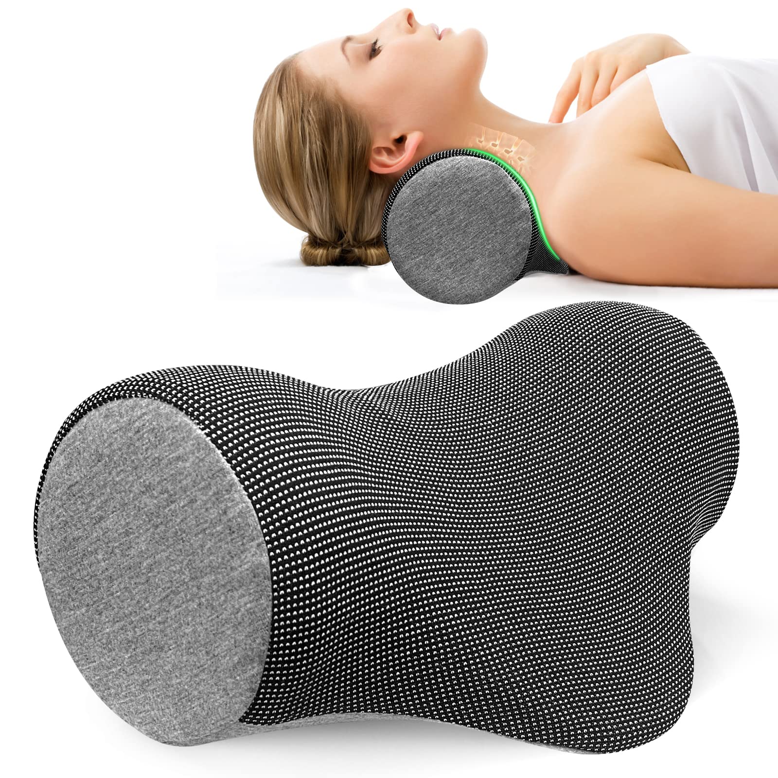 Neck and Shoulder Relaxer, Cervical Traction Device for TMJ Pain Relief and  Cervical Spine Alignment, Chiropractic Pillow, Patening Product - Pleasant  Spirit