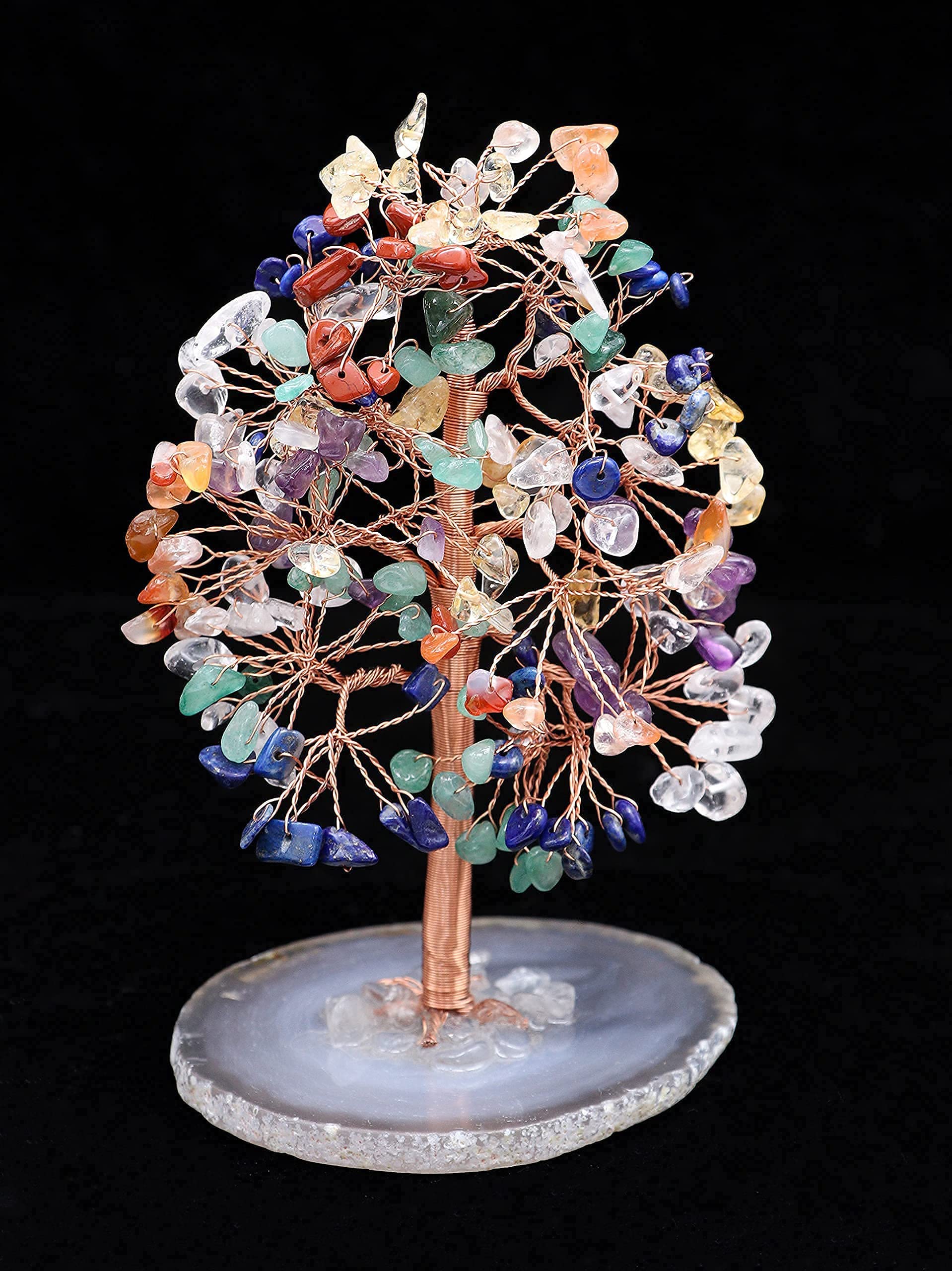 Seven Chakra Tree of Life - Crystal Tree for Positive Energy - 7 Chakra  Tree, Money Tree, Feng Shui Decor, Chakra Stones, Crystals and Healing  Stones